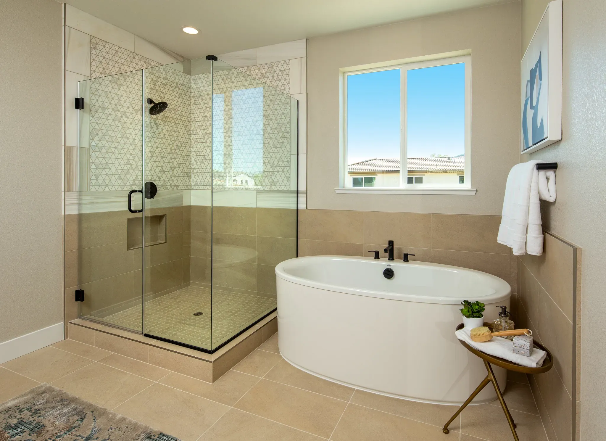 Plan 3 Model Primary Bathroom