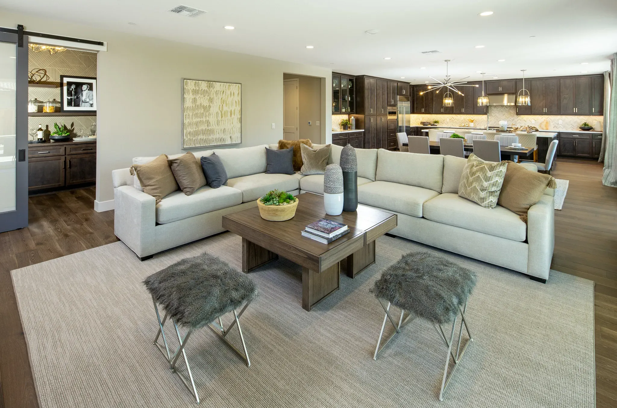 Orchard Grove Plan 4 Model Great Room