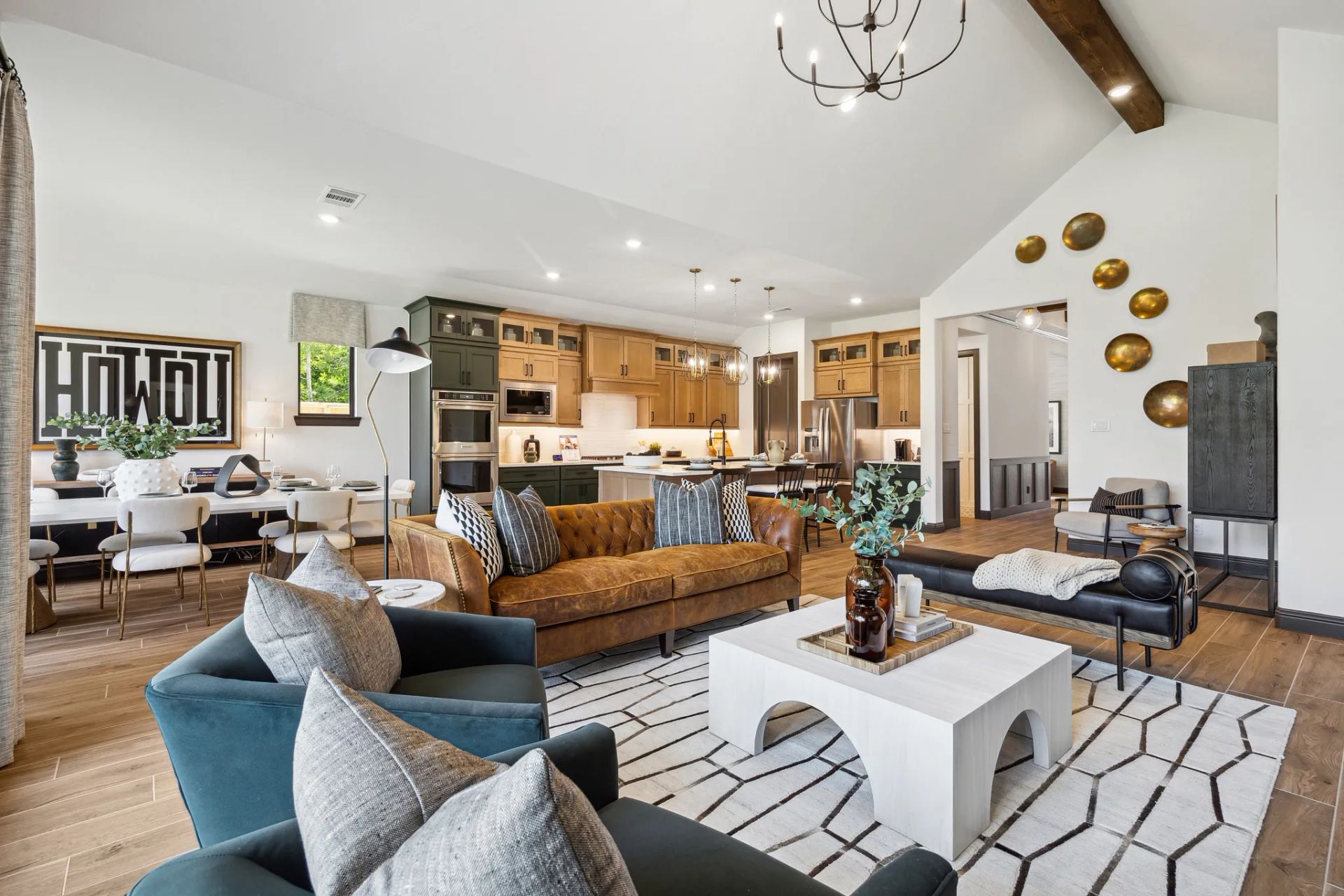 Plan 4534 great room - staged