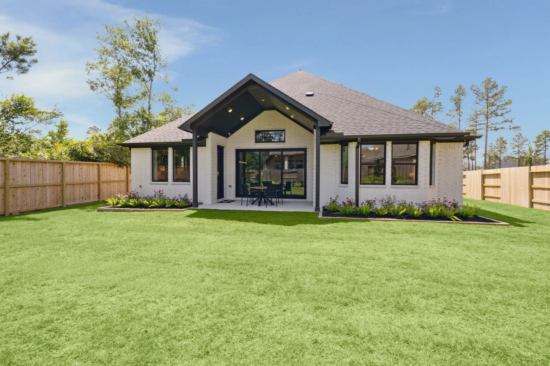 Plan 4534 backyard - staged