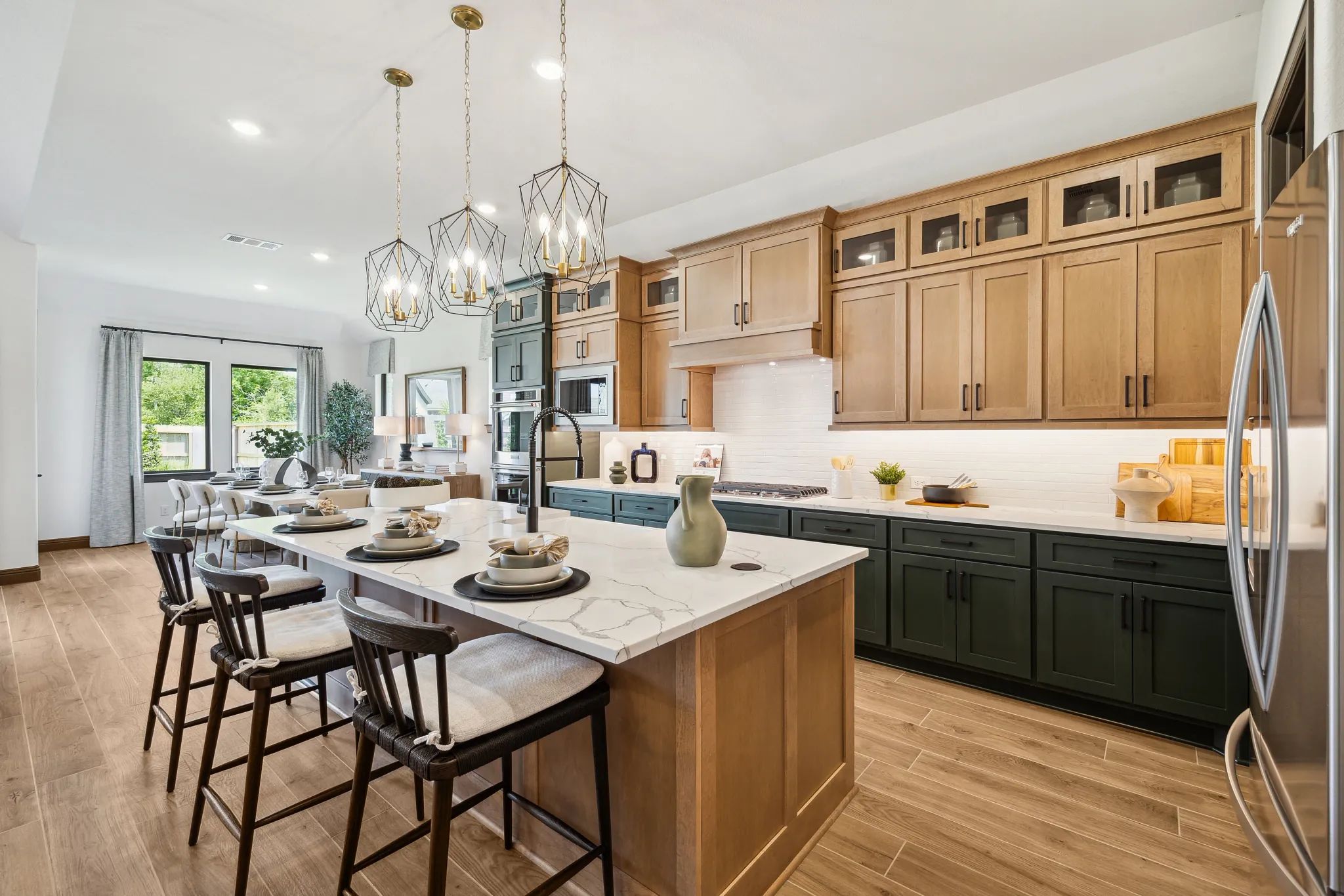 Plan 4534 model kitchen