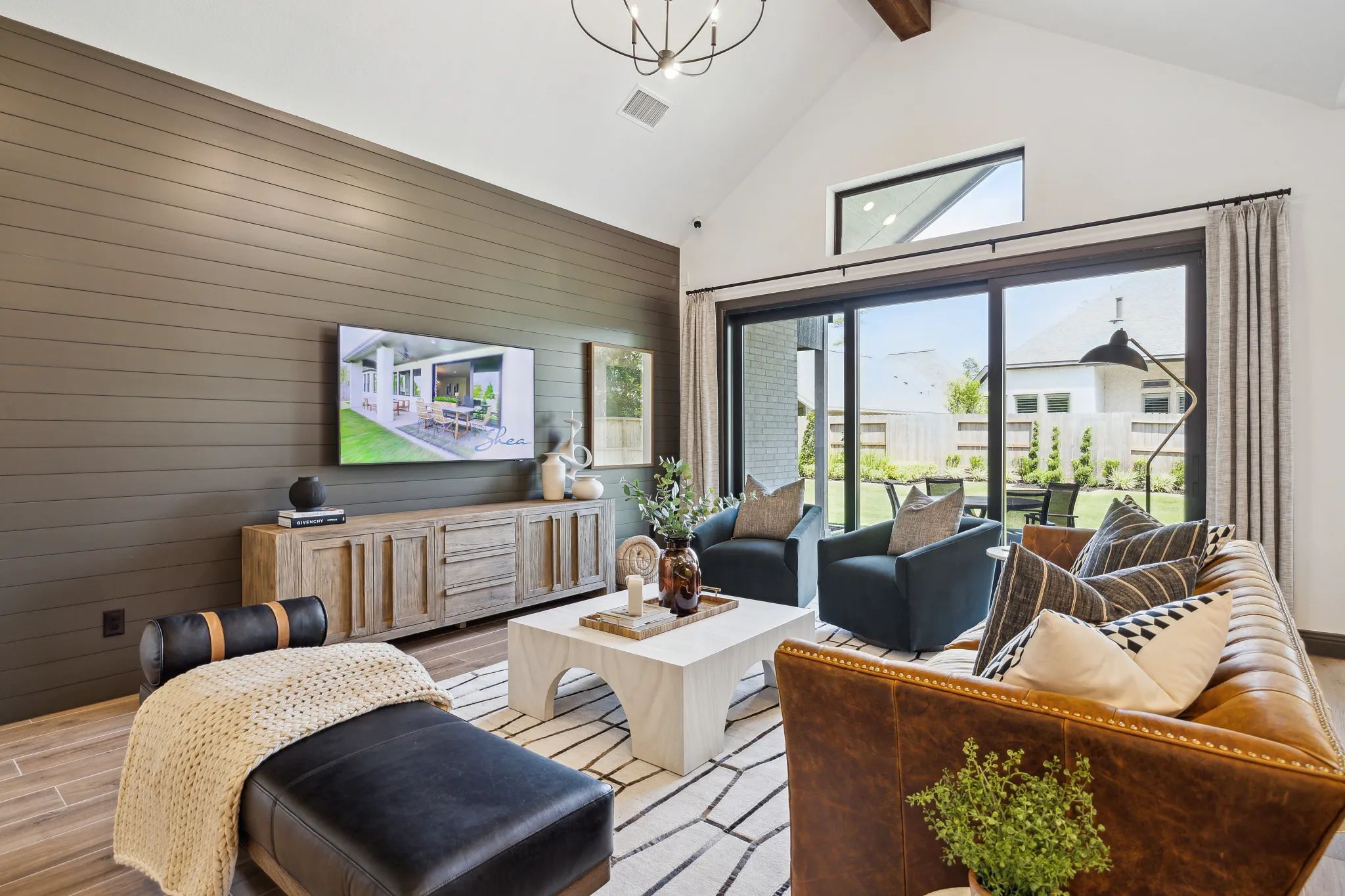 Plan 4534 model great room