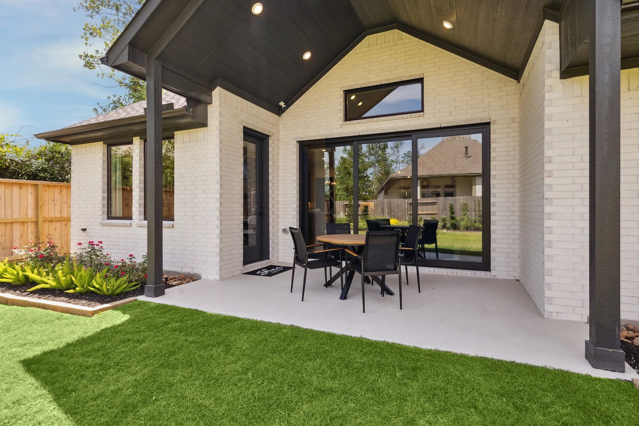 Plan 4534 model outdoor living