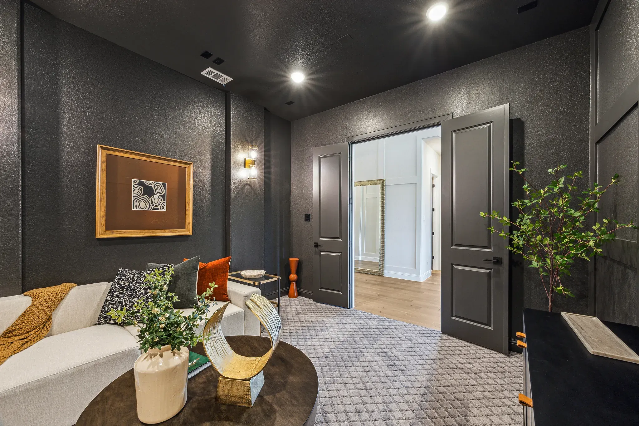 Plan 5042 model media room