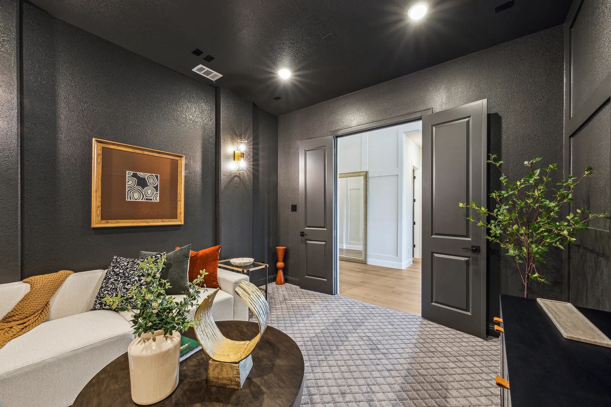 Plan 5042 model media room