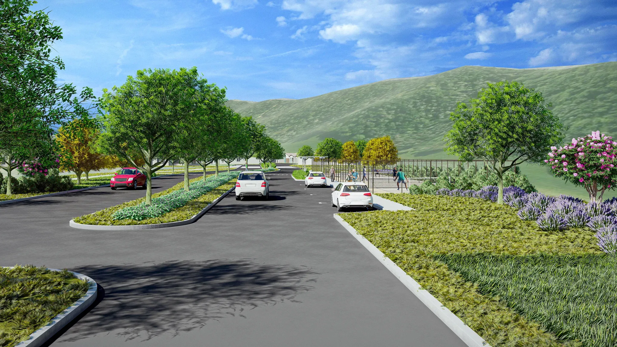 The Meadows Entry & Pickleball Courts