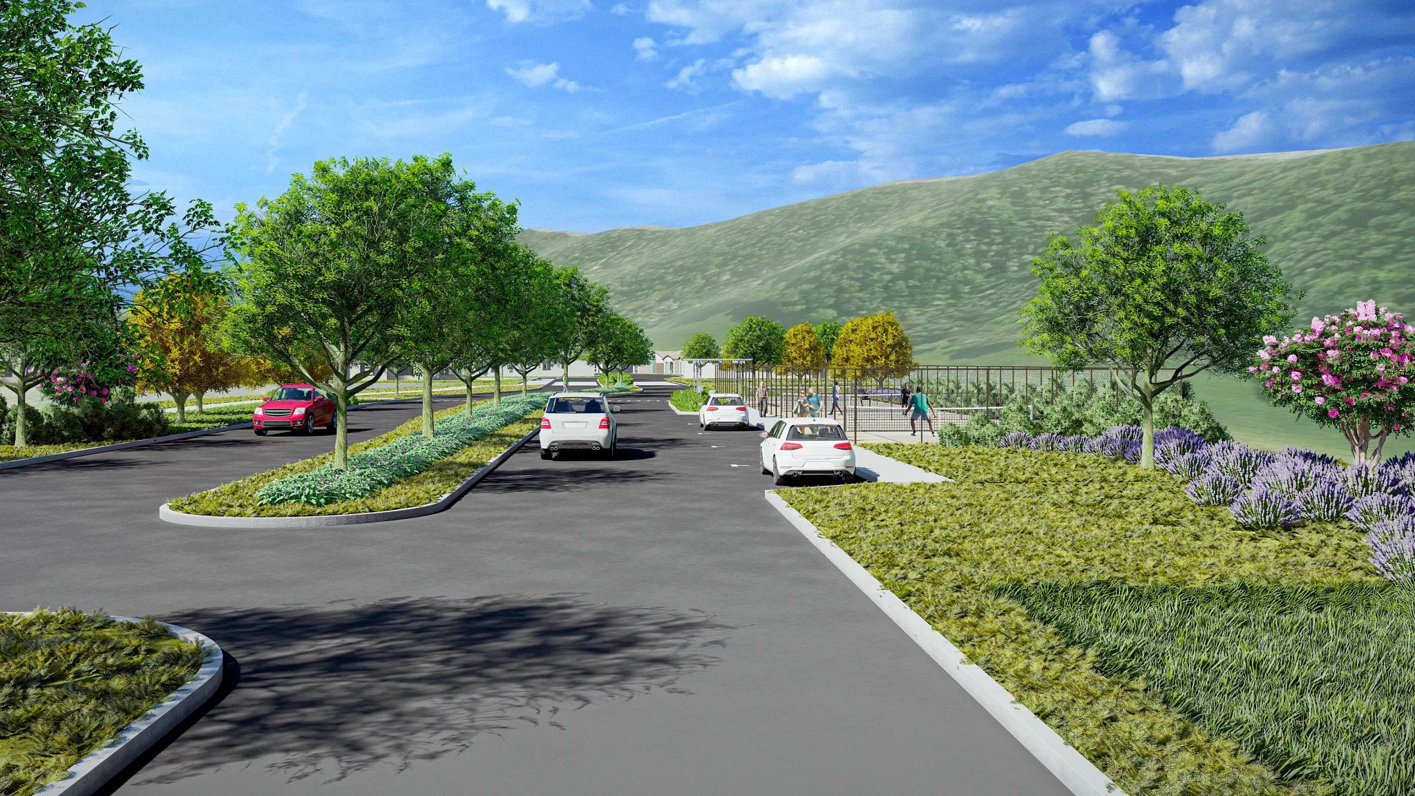 The Meadows Entry & Pickleball Courts