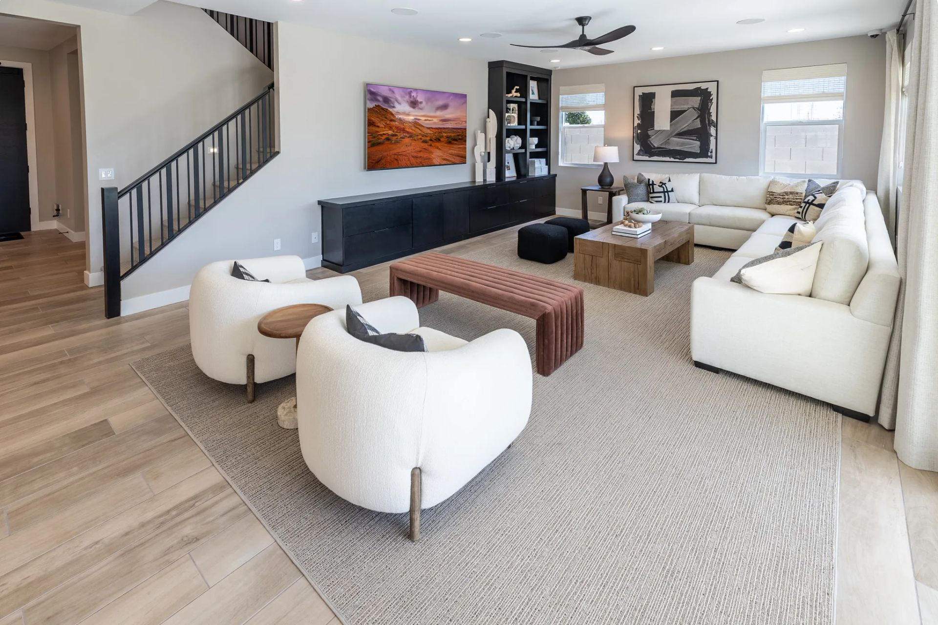 Plan 4016 Model Living Area
