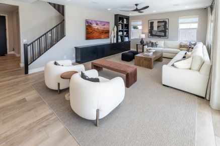 Plan 4016 Model Living Area