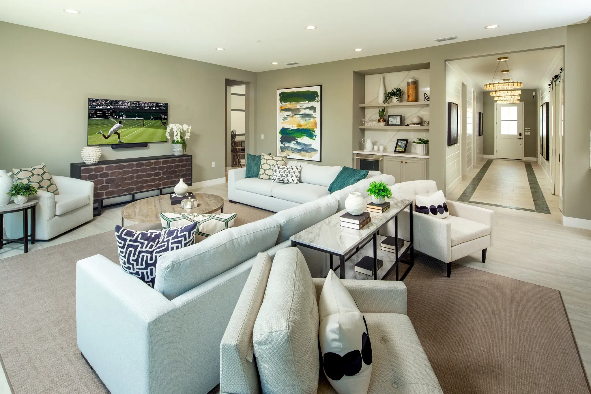 Orchard Grove Model Plan 2 Great Room & Entry