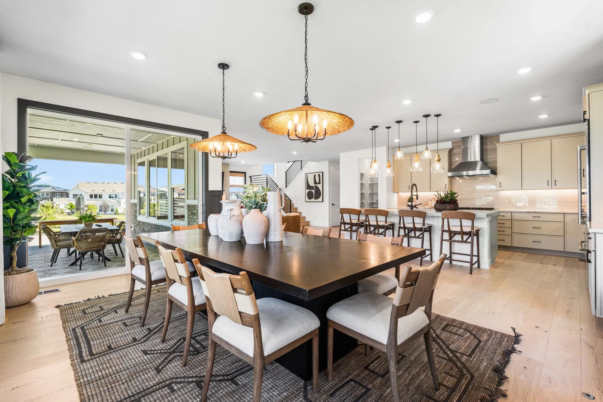 Pemberly Model Dining, Patio + Kitchen