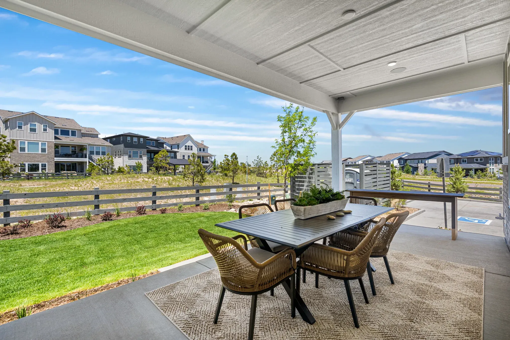 Pemberly Model Covered Patio