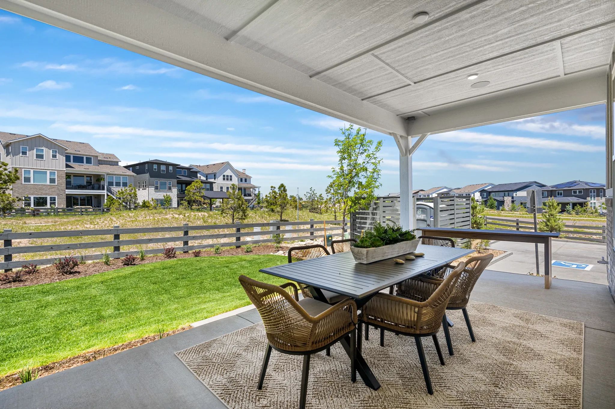 Pemberly Model Covered Patio