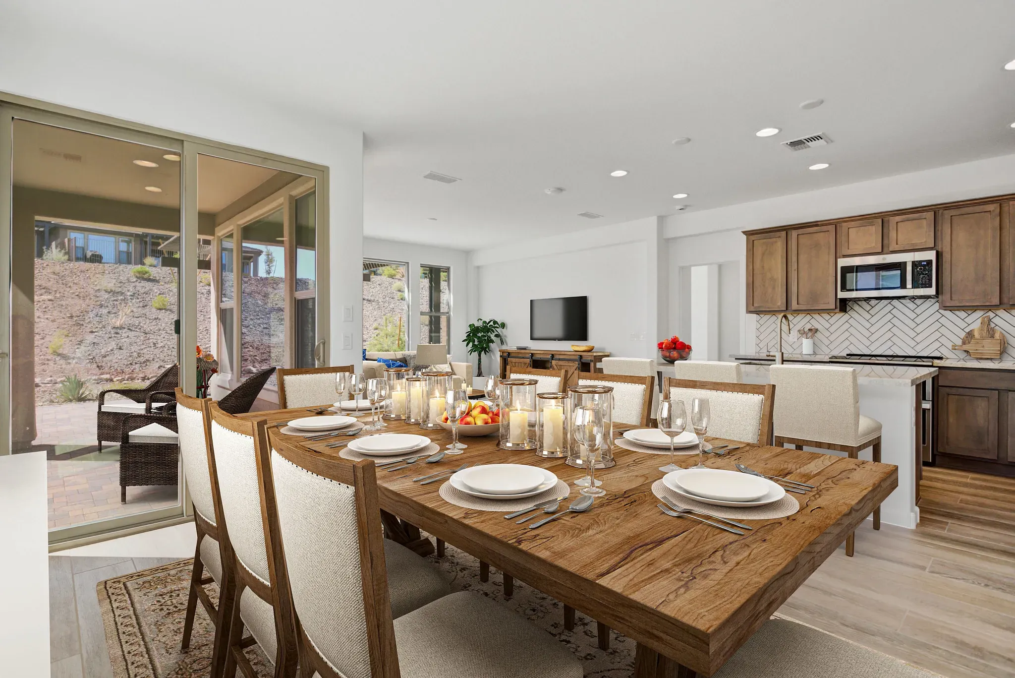 Virtually Staged Dining