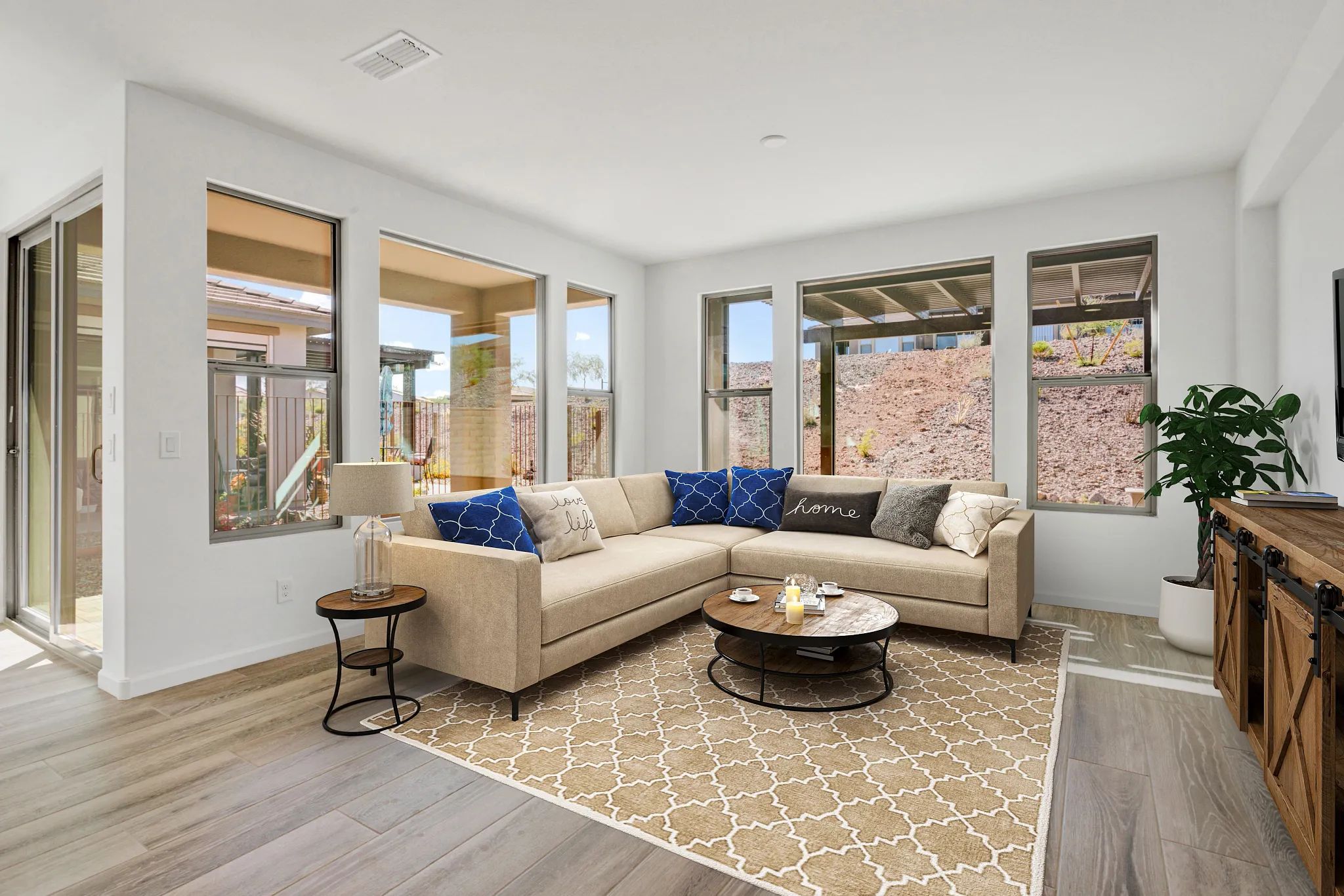 Virtually Staged Great Room
