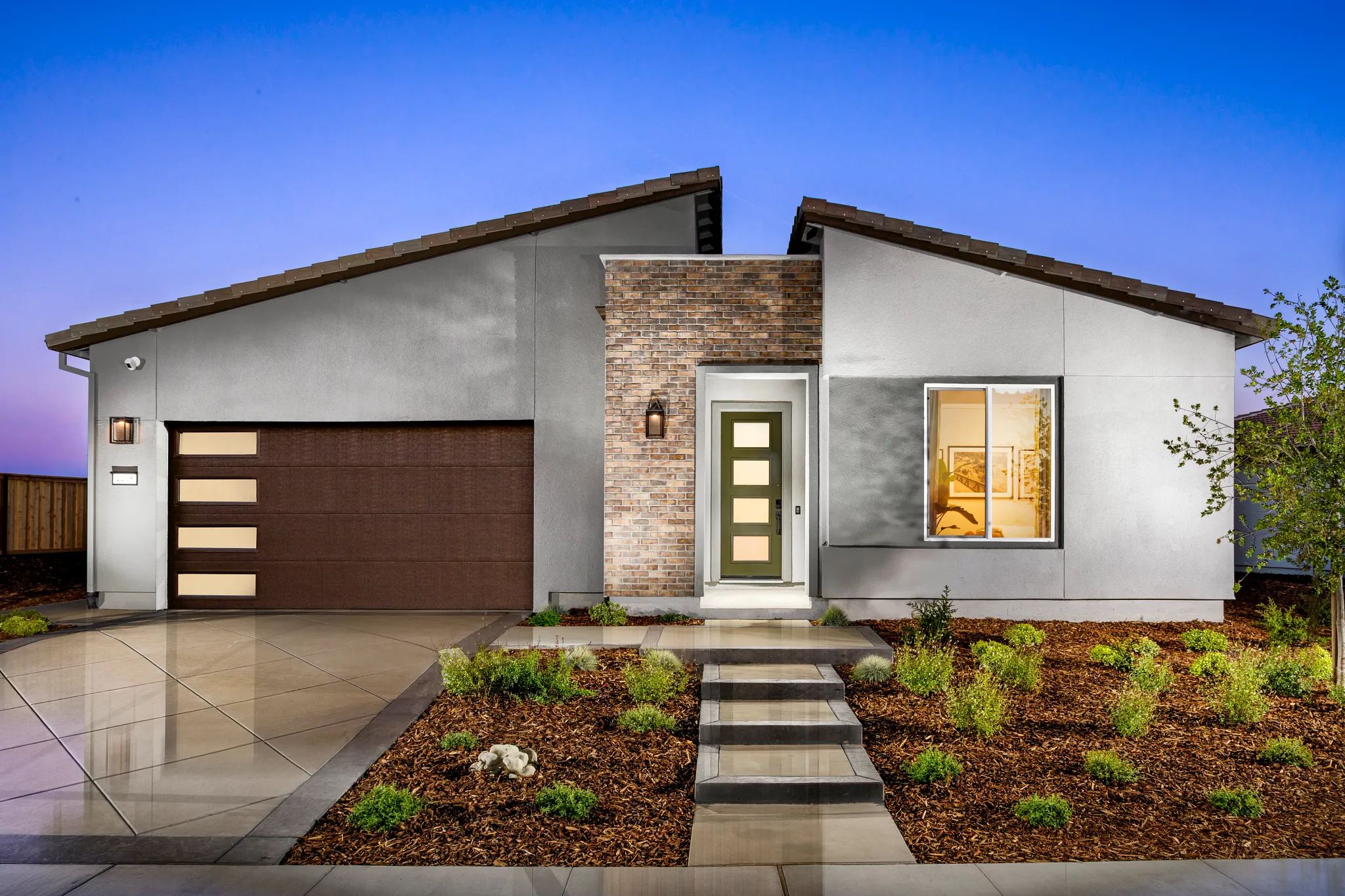 Exterior of Model Home