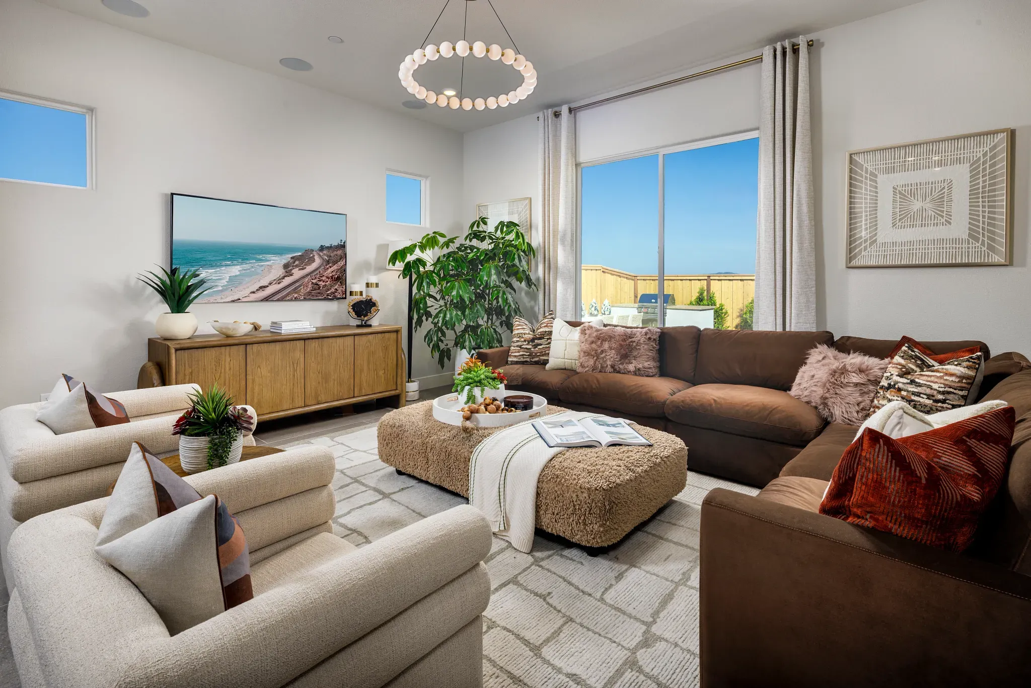 Great Room of Model Home