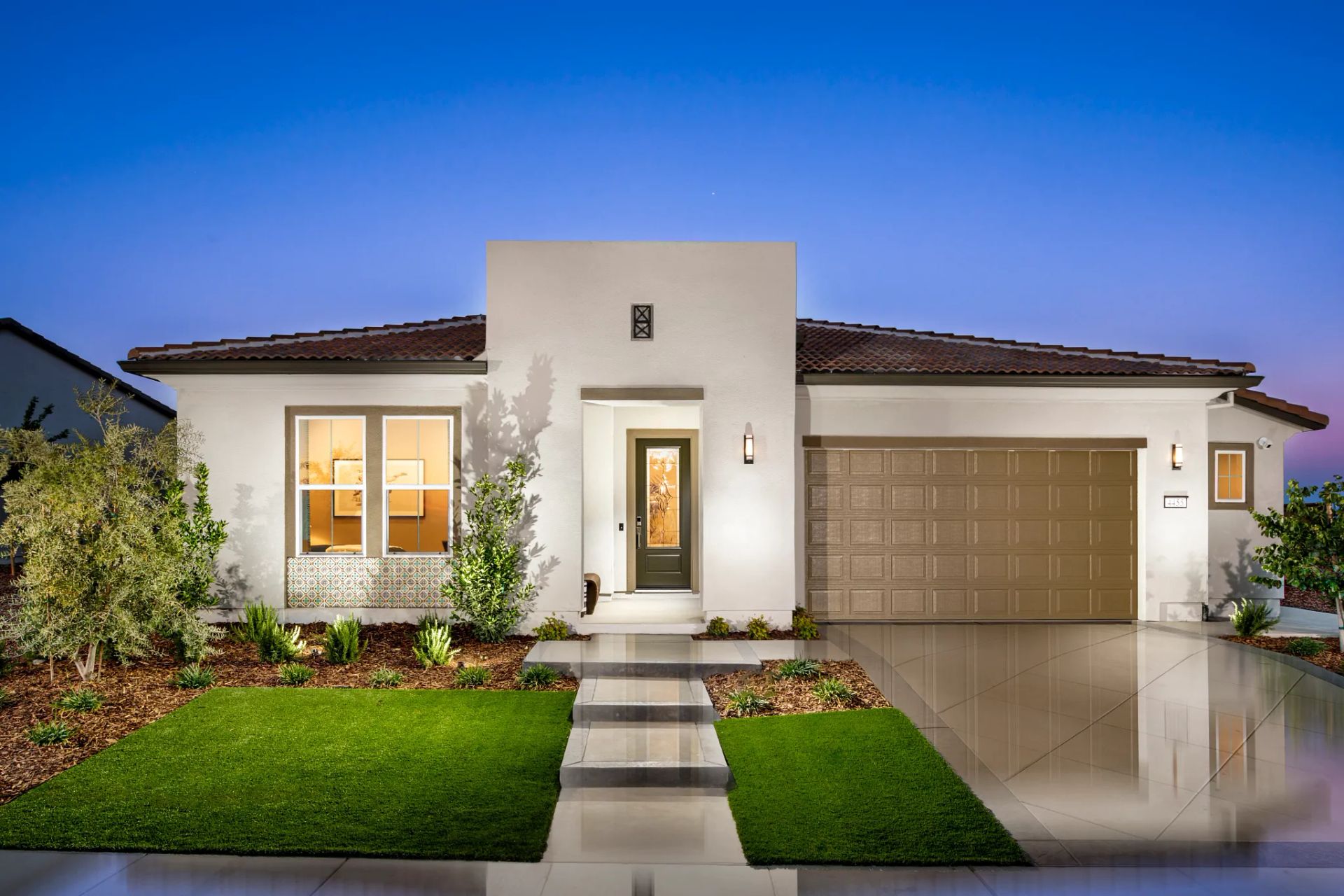 Exterior of Model Home