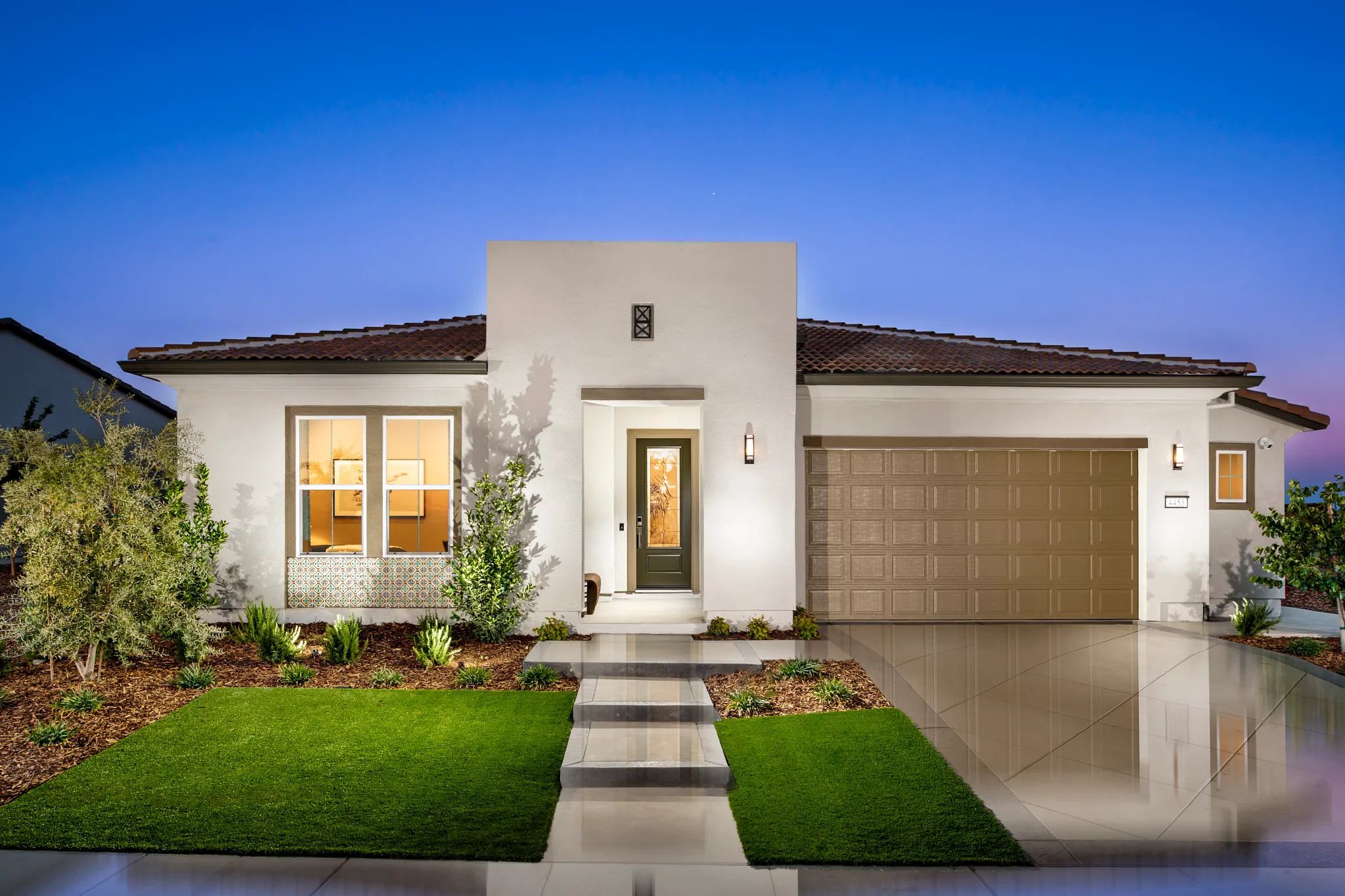 Exterior of Model Home
