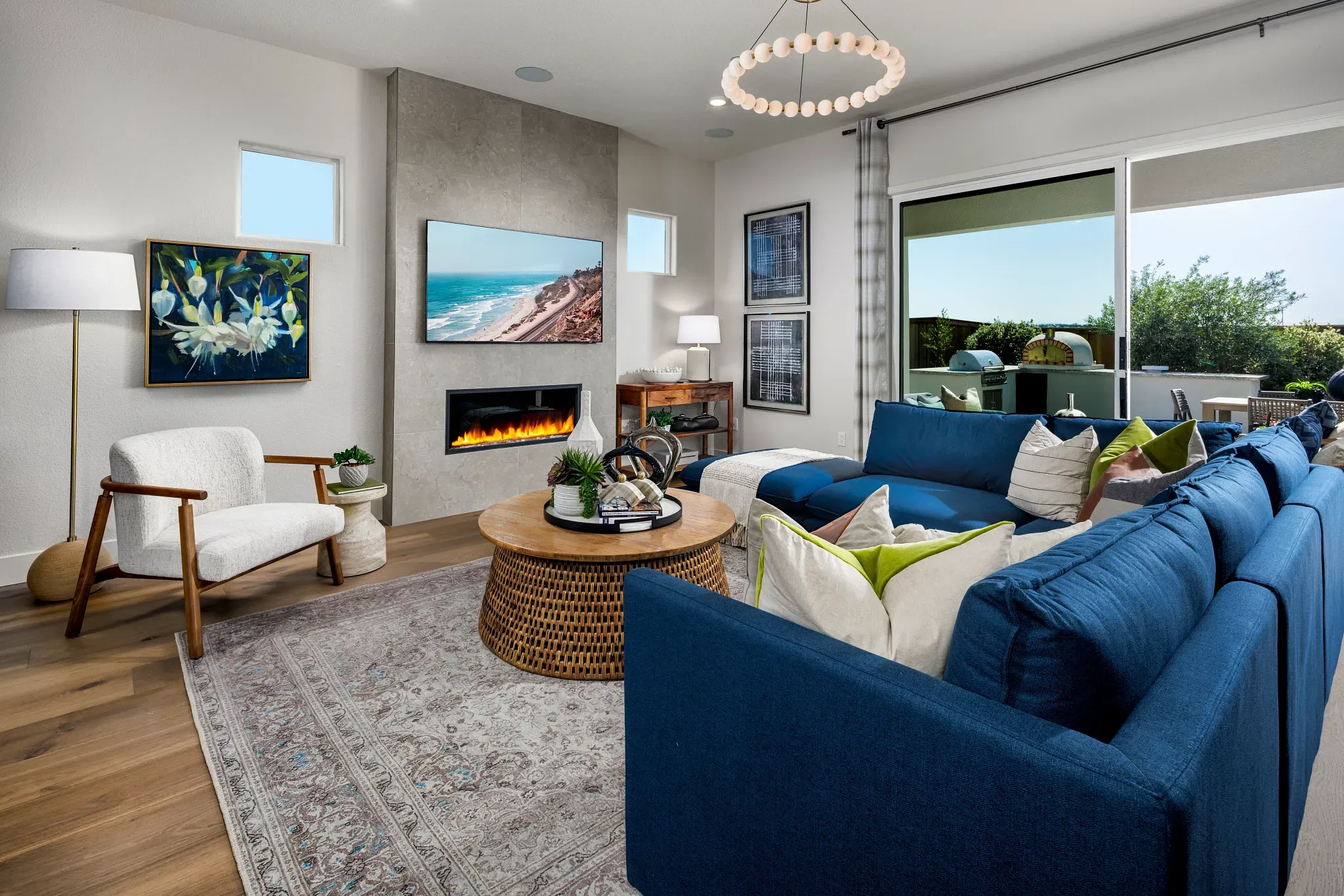Great Room of Model Home