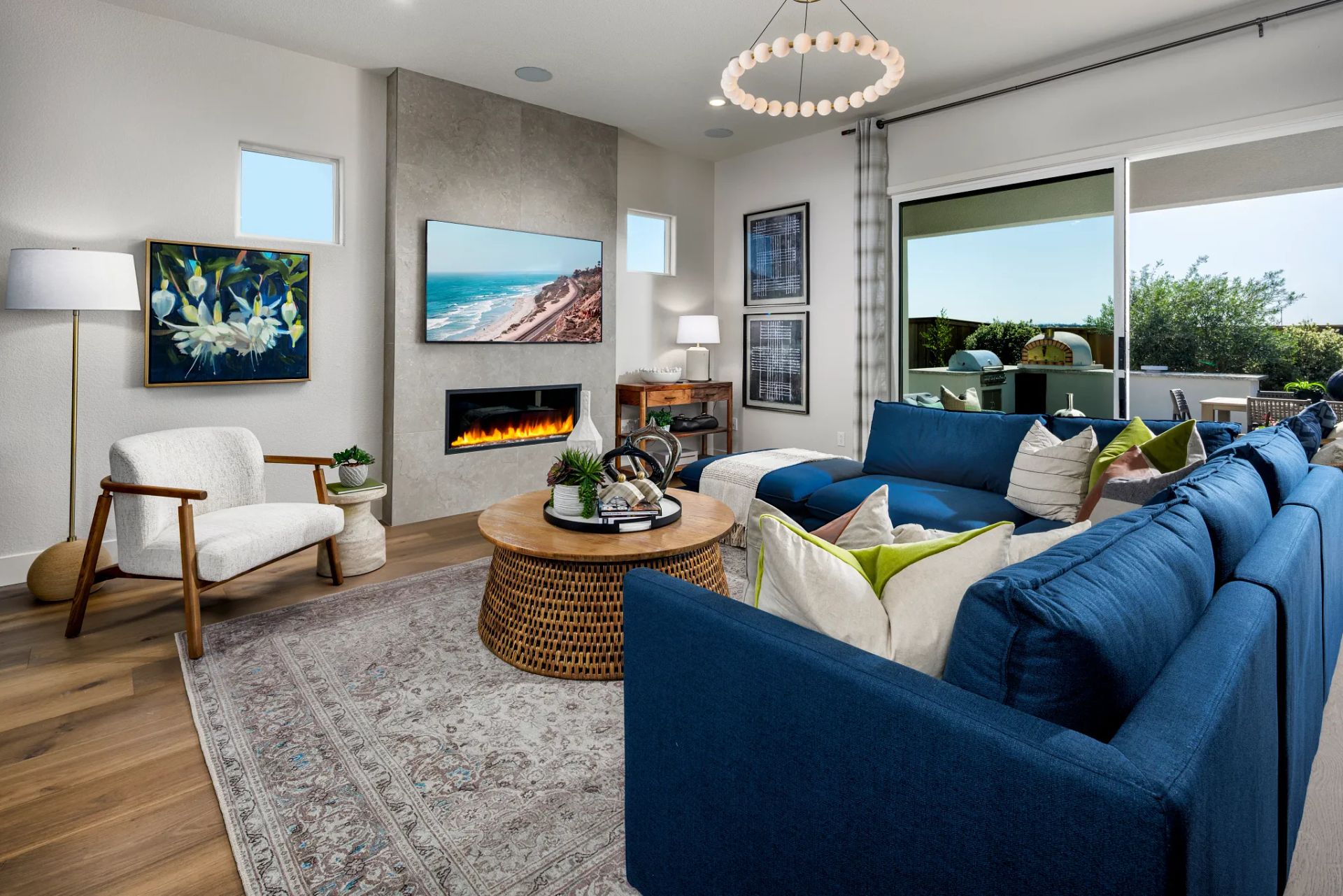 Great Room of Model Home