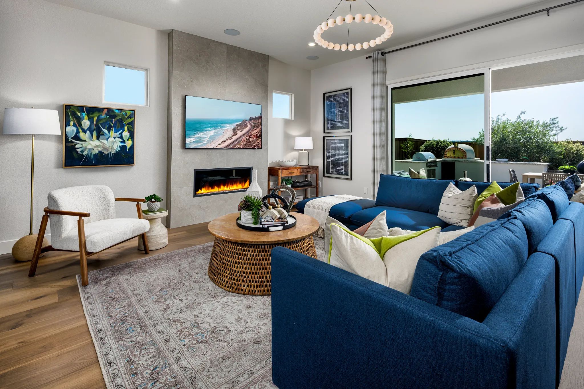 Great Room of Model Home