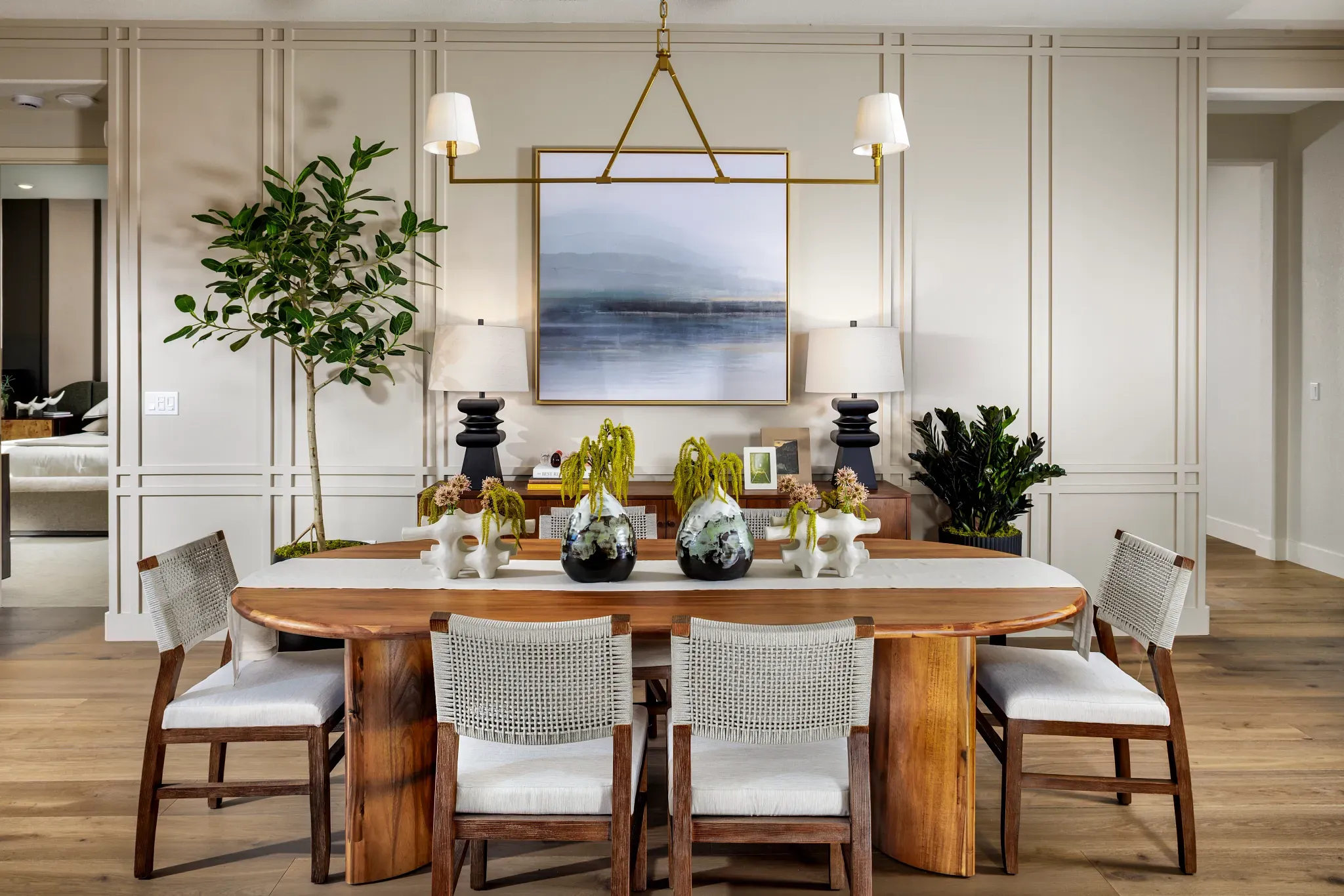 Dining Room of Model Home
