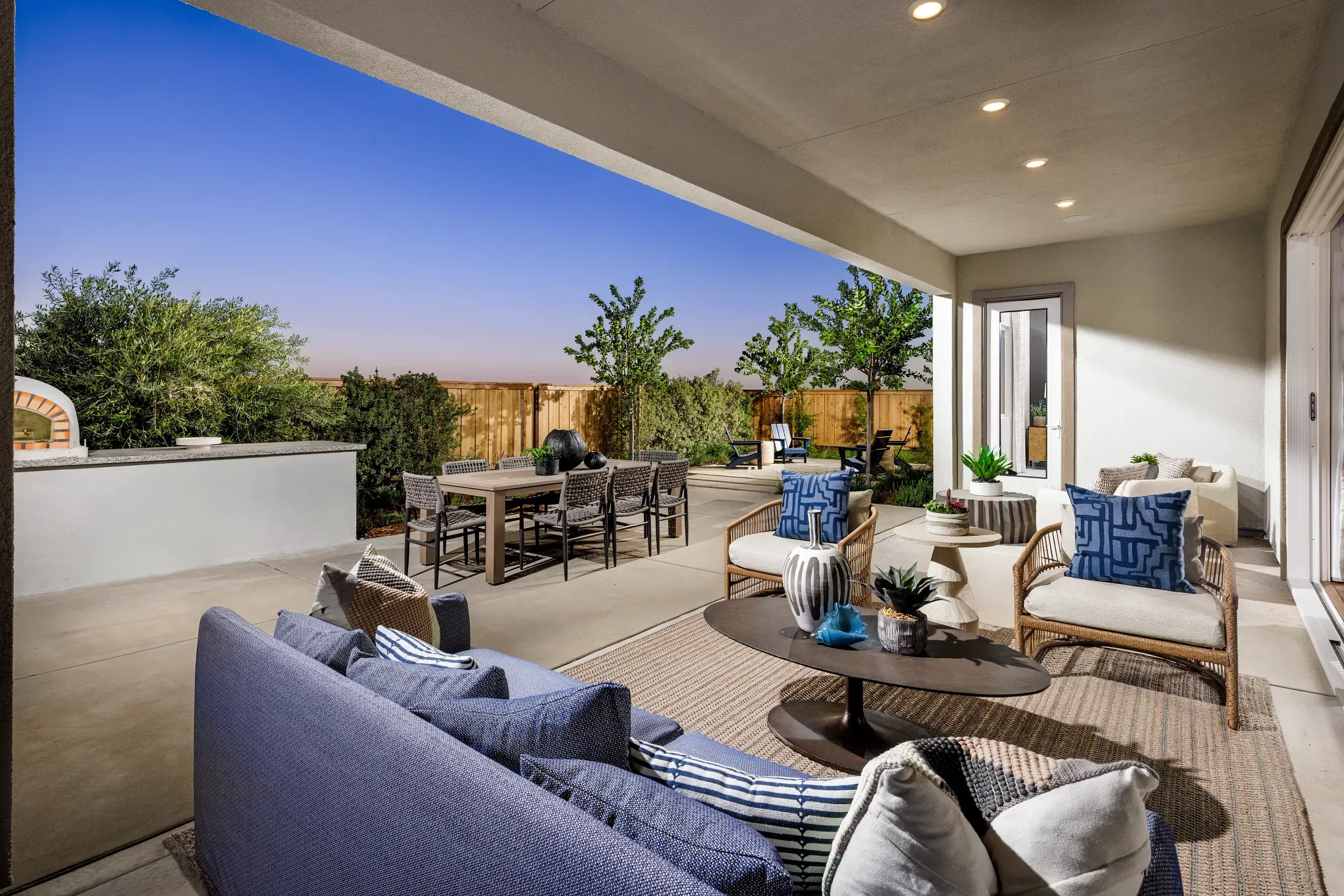 Patio f Model Home