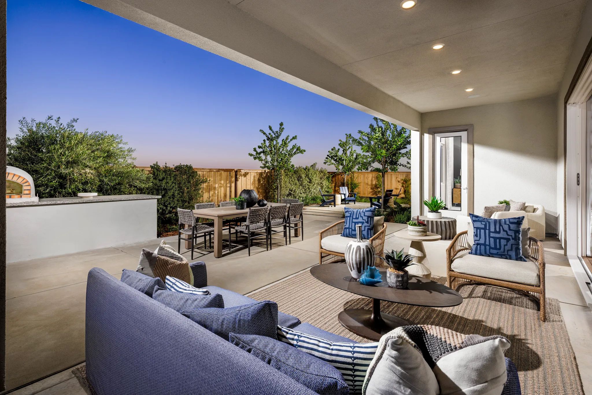 Patio f Model Home