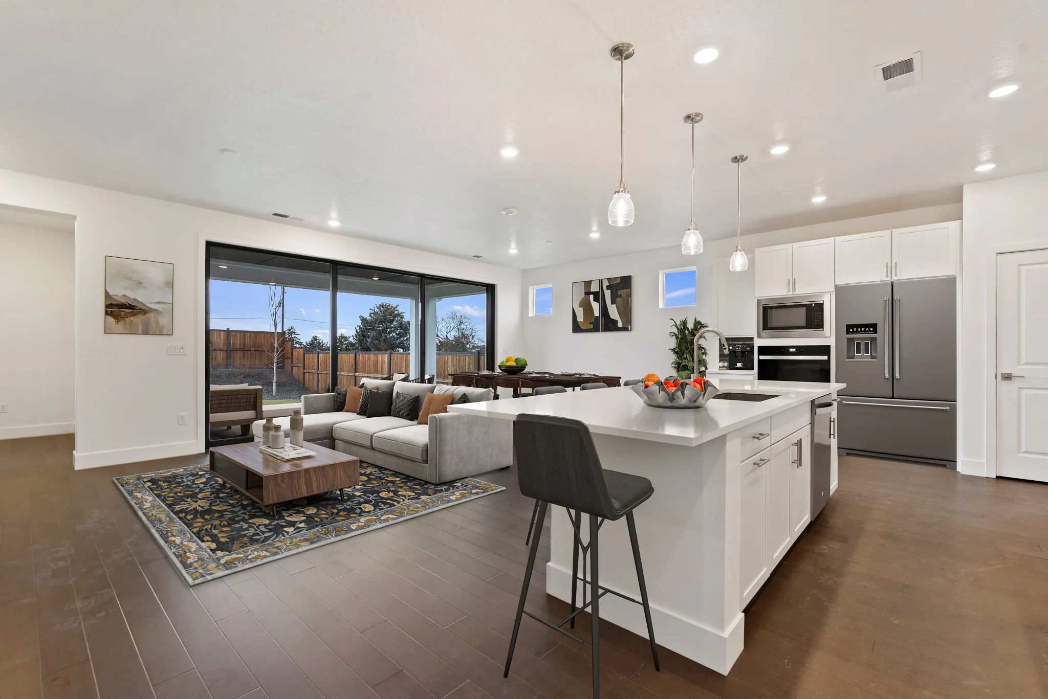 Virtually Staged Great Room