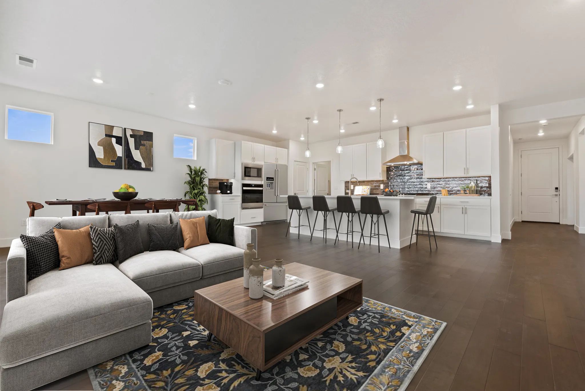 Virtually Staged Great Room