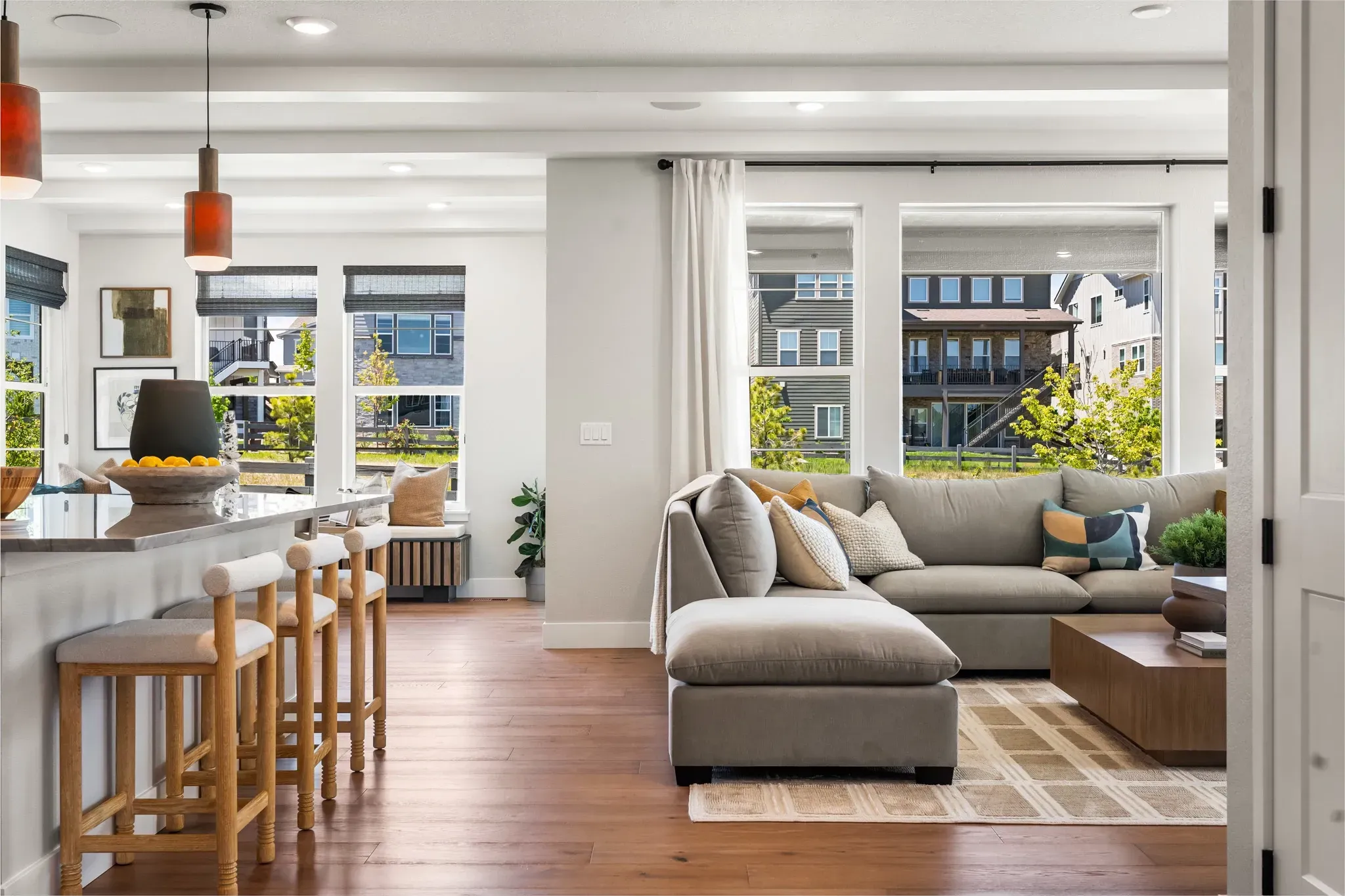 Emerson Model Great Room + Kitchen