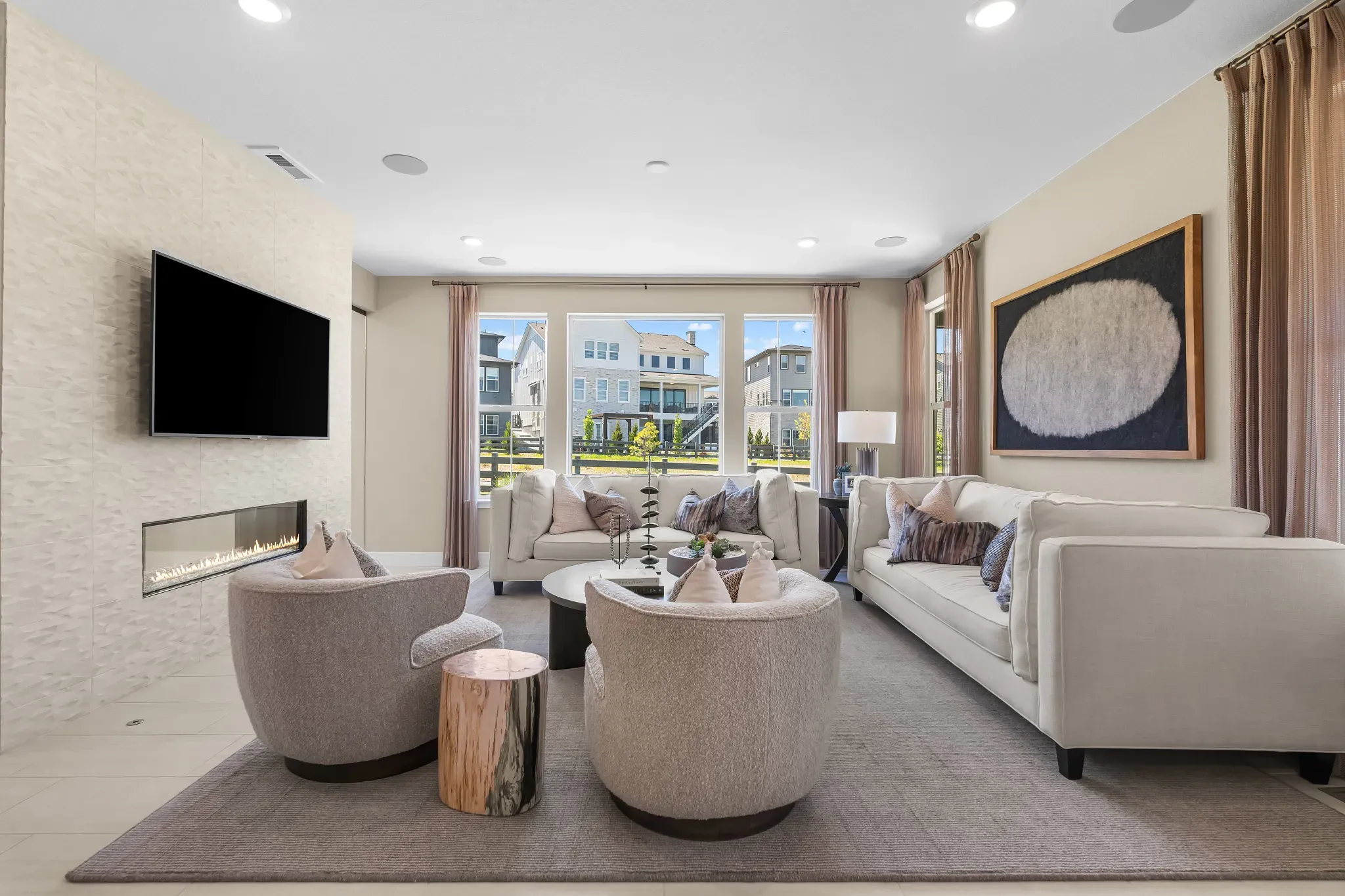 Corbett Model Great Room