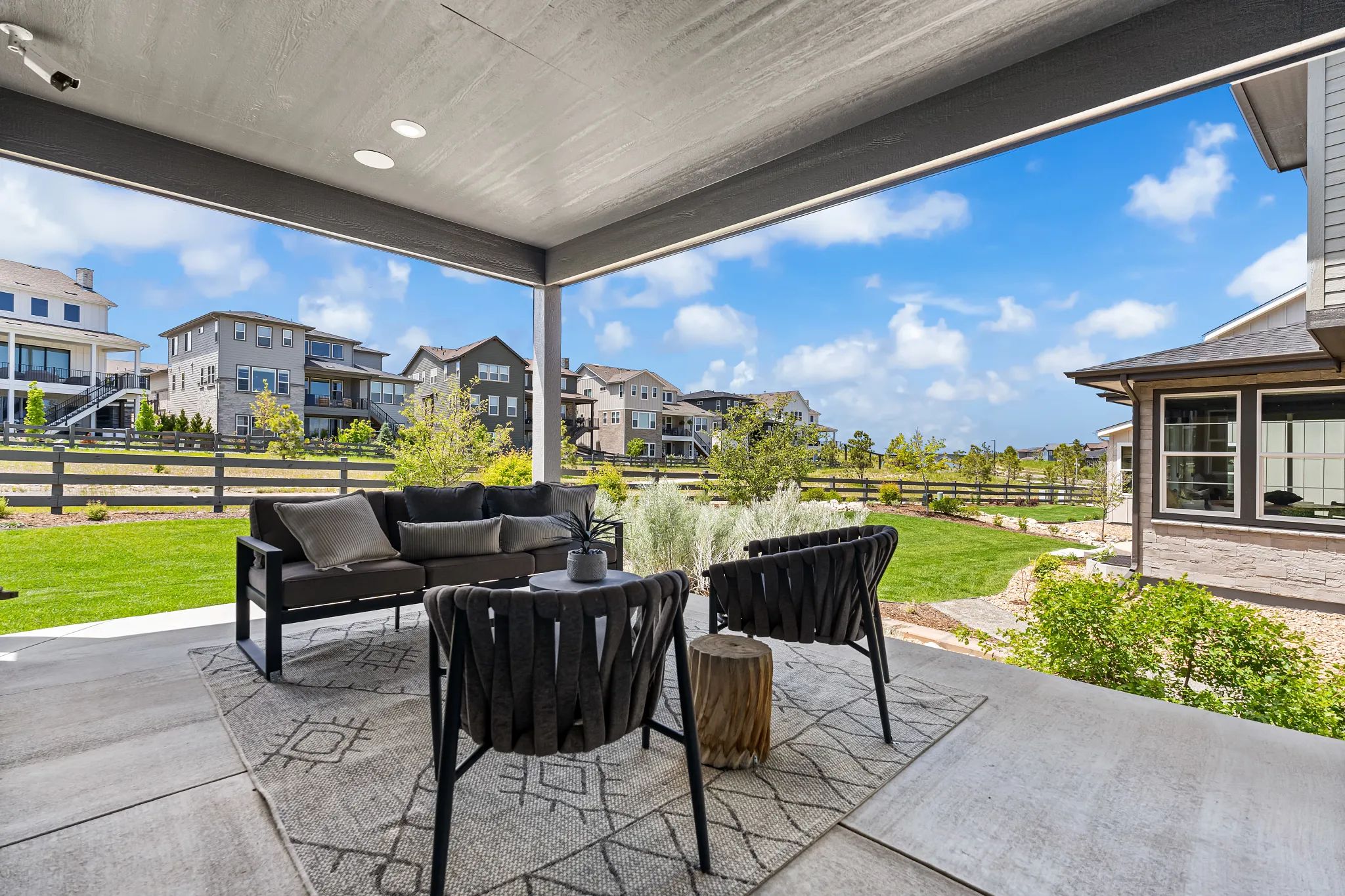 Corbett Model Covered Patio