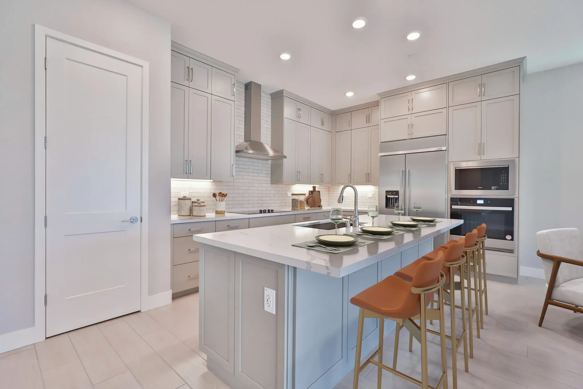 Kitchen Virtually Staged
