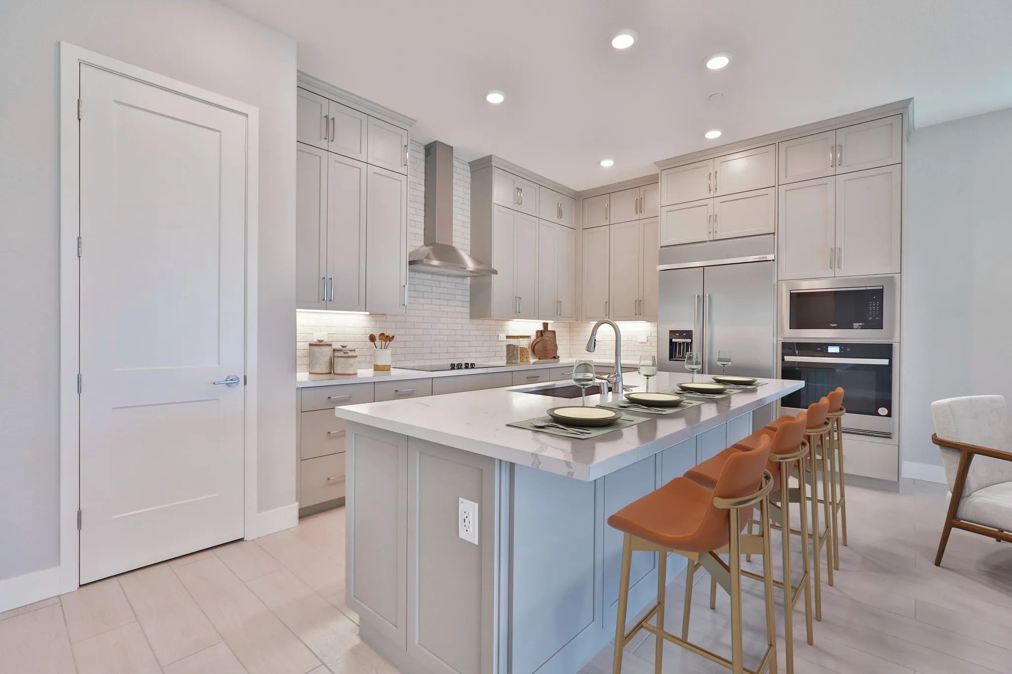 Kitchen Virtually Staged