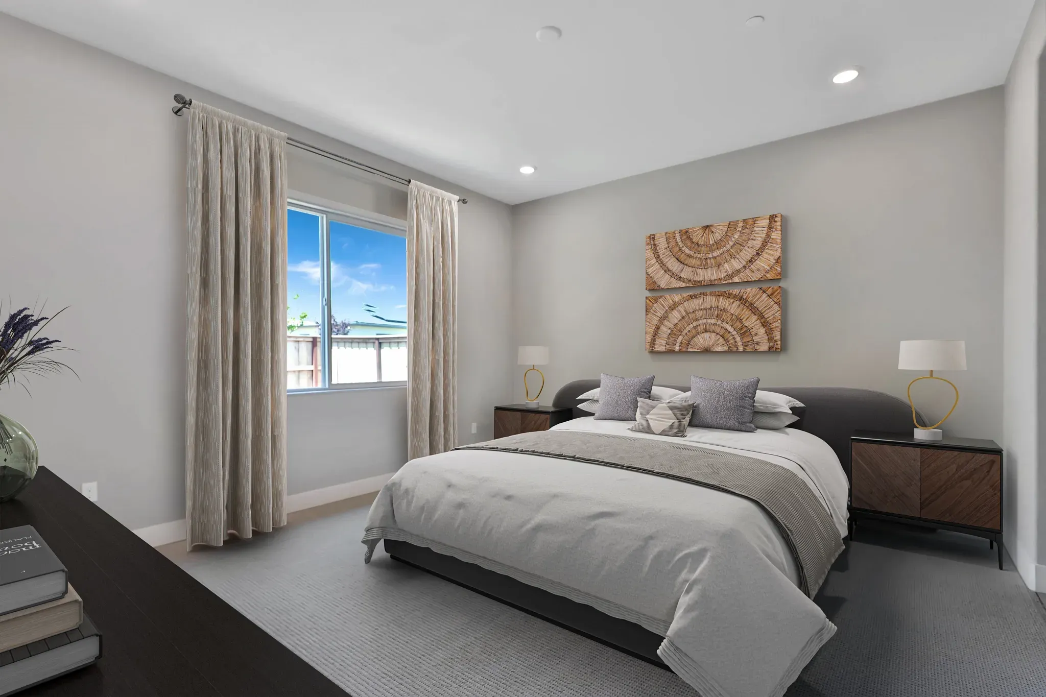 Primary Bedroom Virtually Staged
