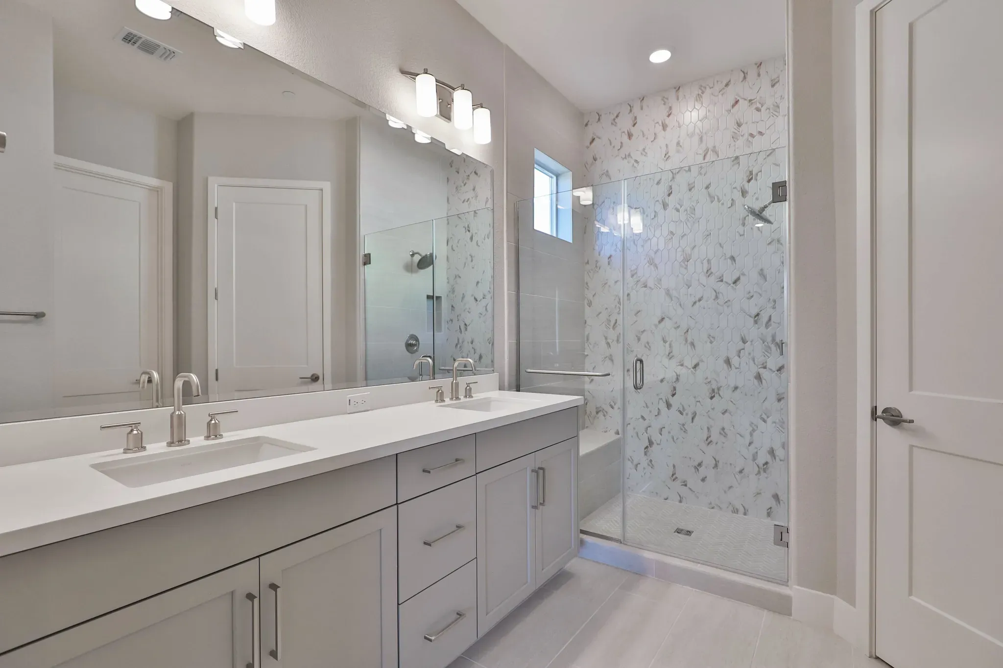 Primary Bathroom Virtually Staged