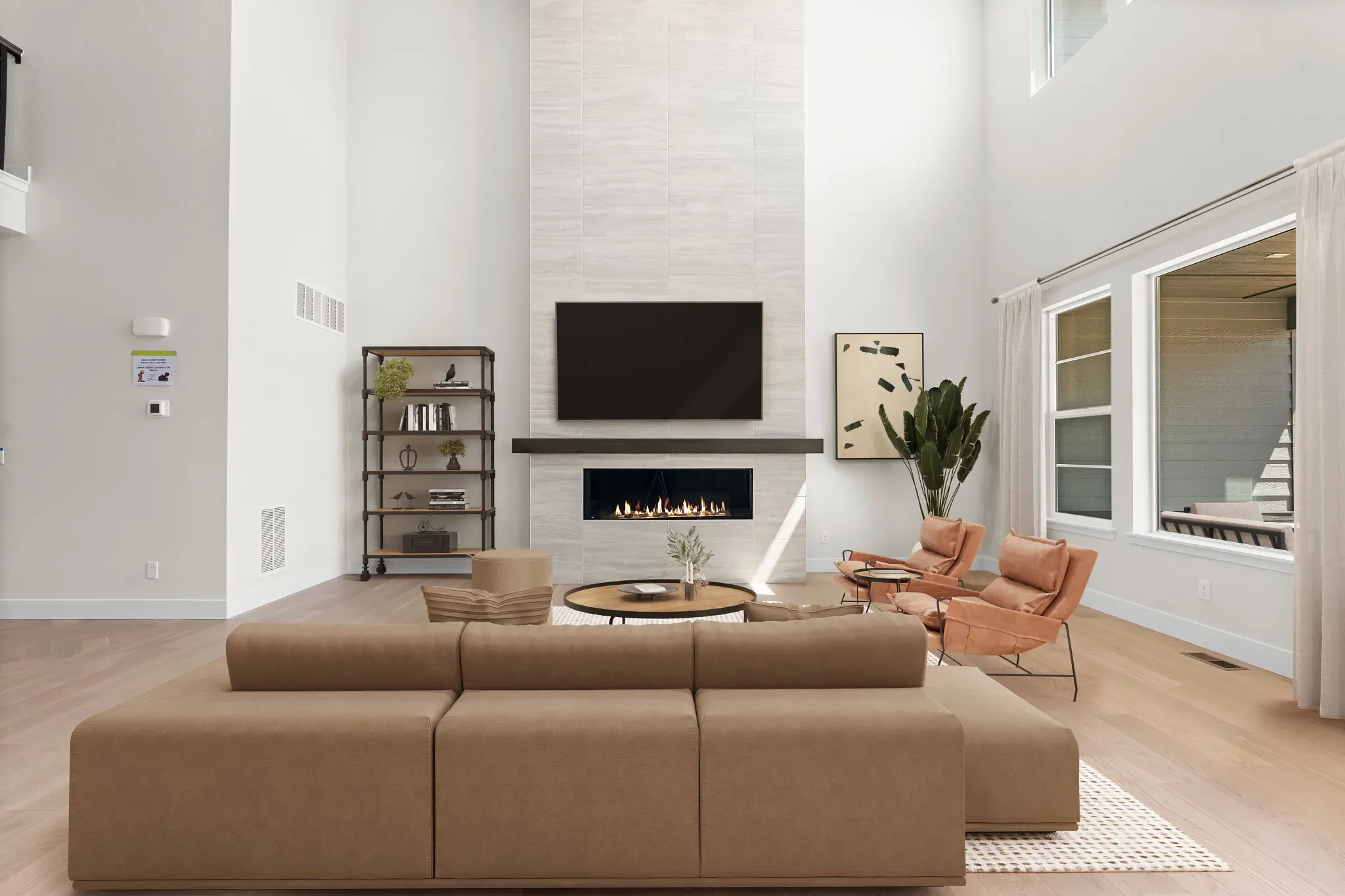 Homesite 3712 Great Room - Virtually Staged