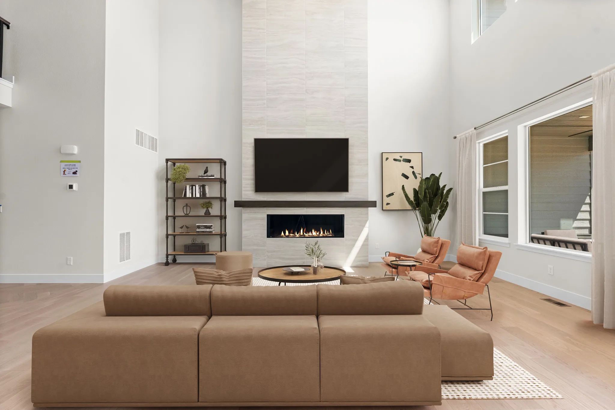 Homesite 3712 Great Room - Virtually Staged