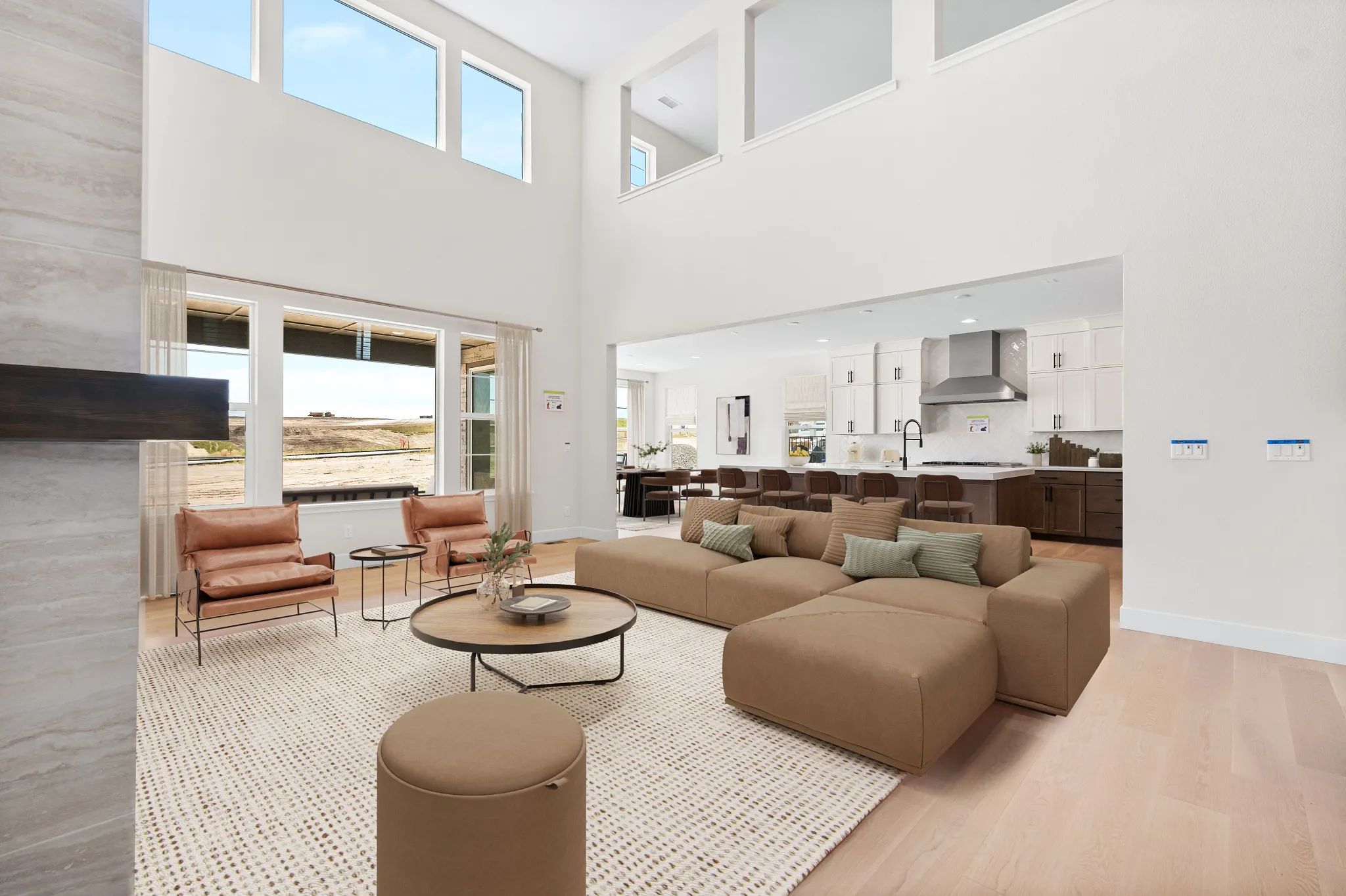 Homesite 3712 Great Room, Kitchen + Dining - Virtu