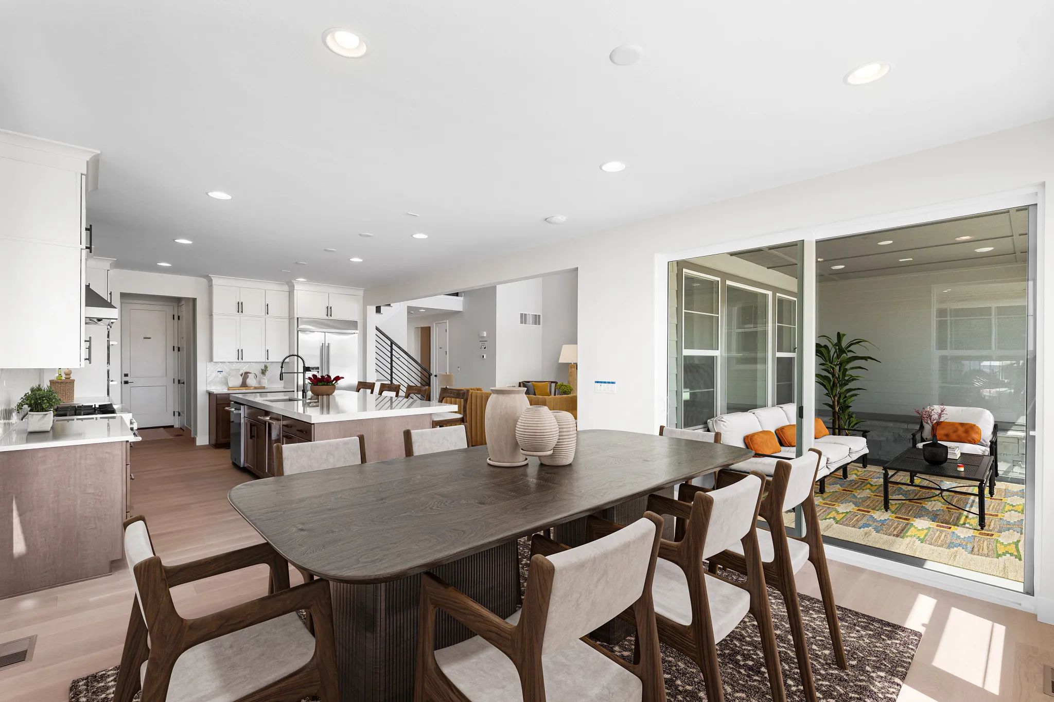 Homesite 3712 Dining, Patio + Kitchen - Virtually
