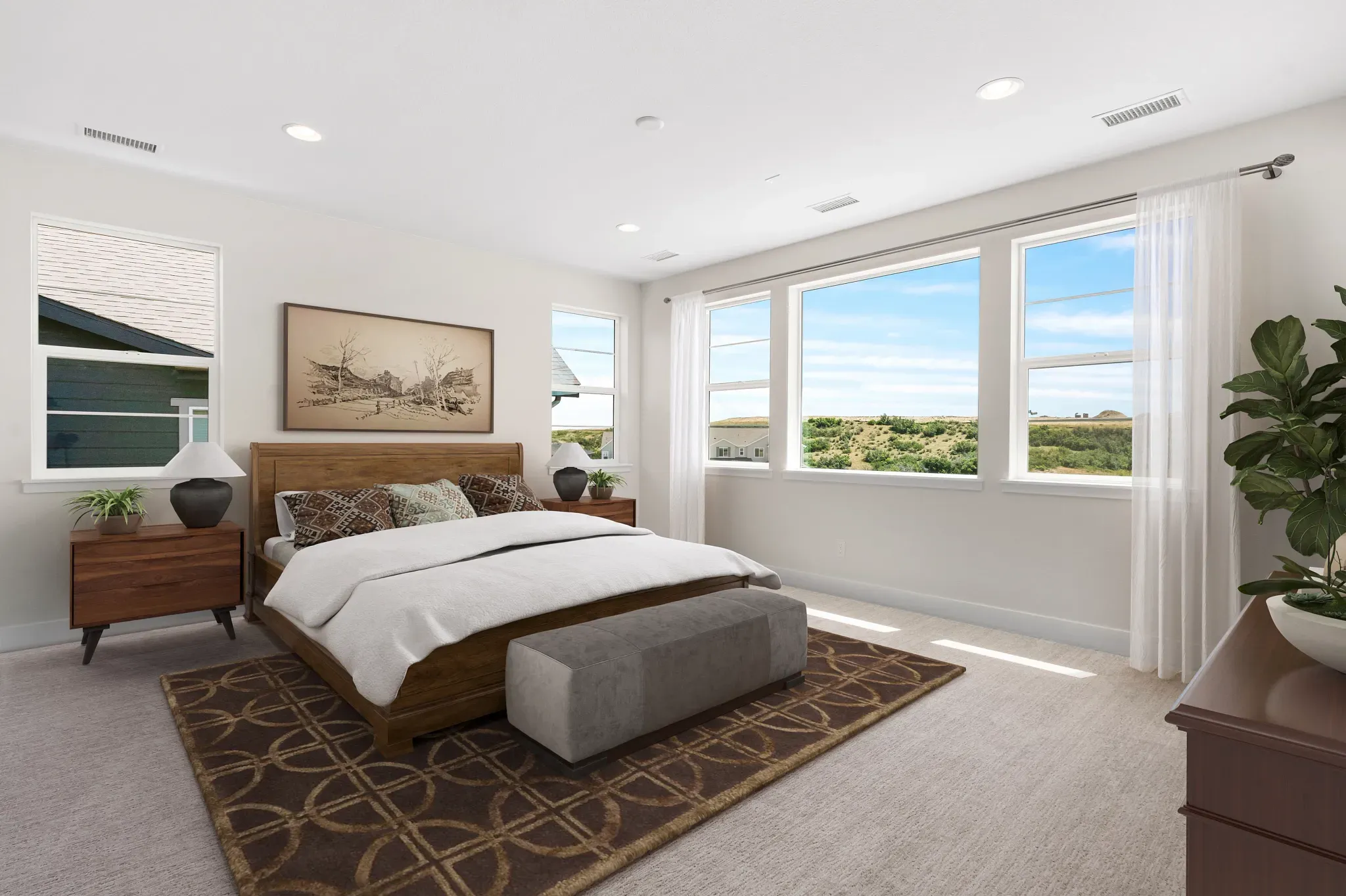 Homesite 3712 Primary Bedroom - Virtually Staged