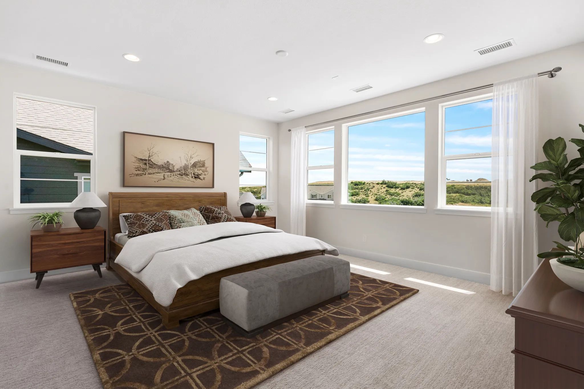 Homesite 3712 Primary Bedroom - Virtually Staged