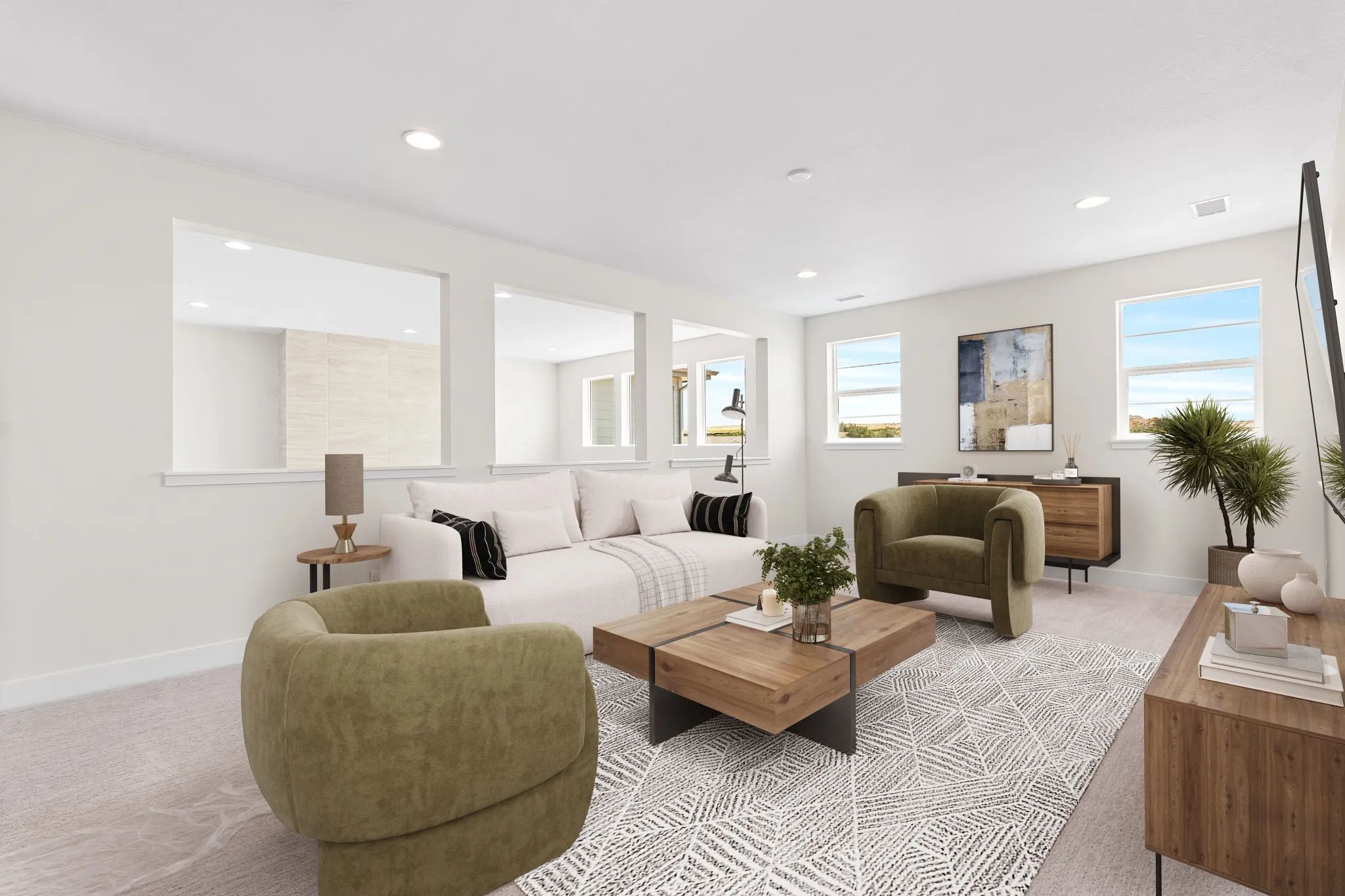 Homesite 3712 Loft - Virtually Staged