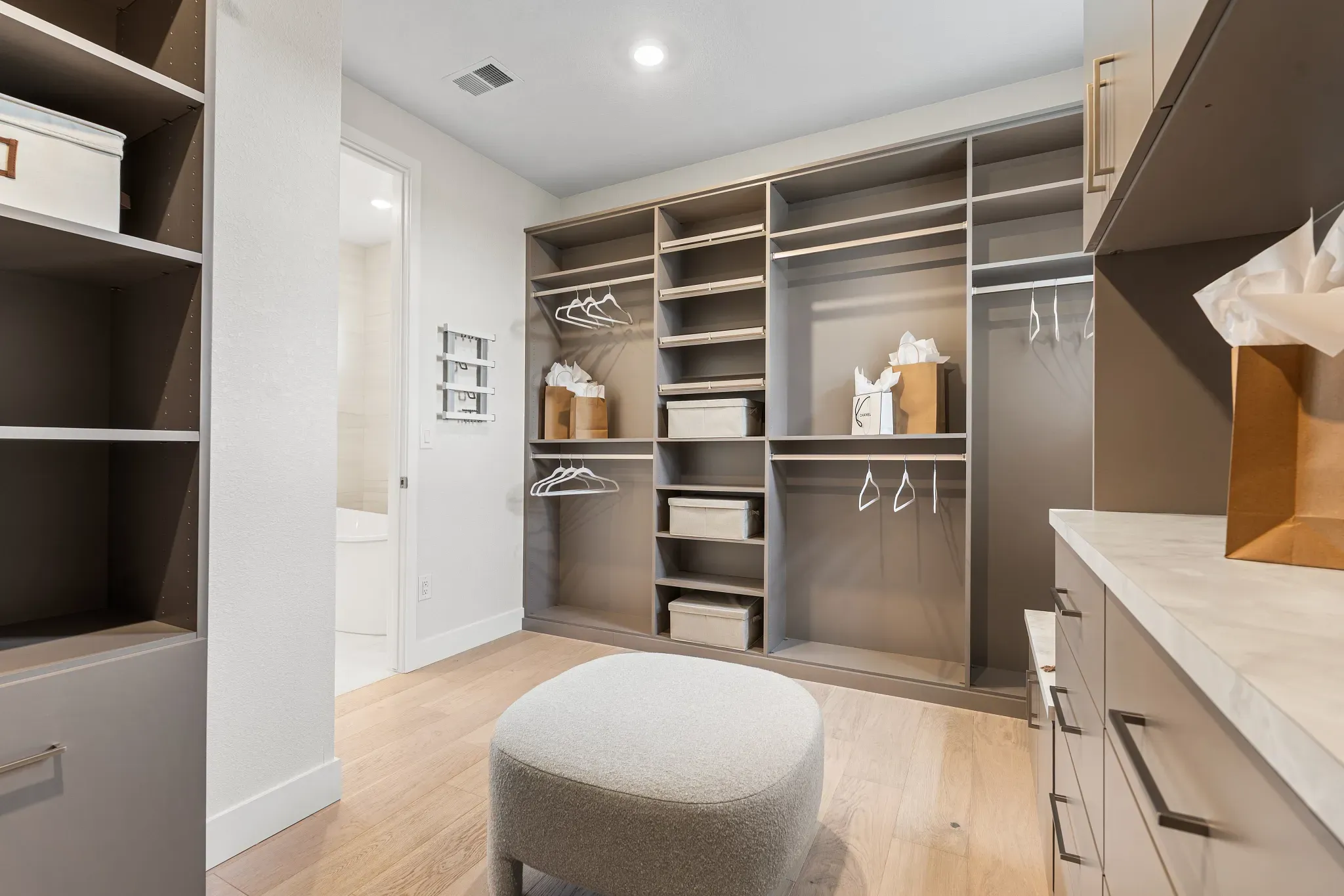 Everly Model Primary Closet