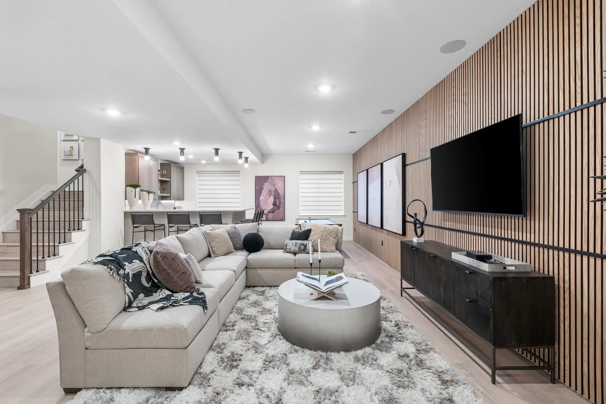 Everly Model Finished Basement