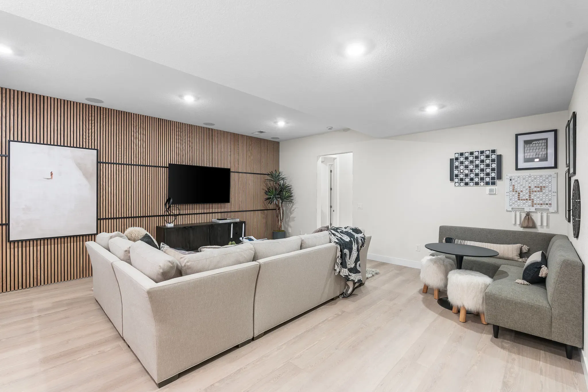 Everly Model Finished Basement
