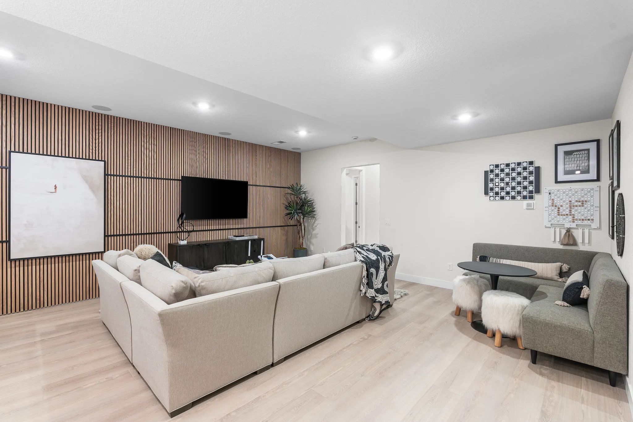 Everly Model Finished Basement