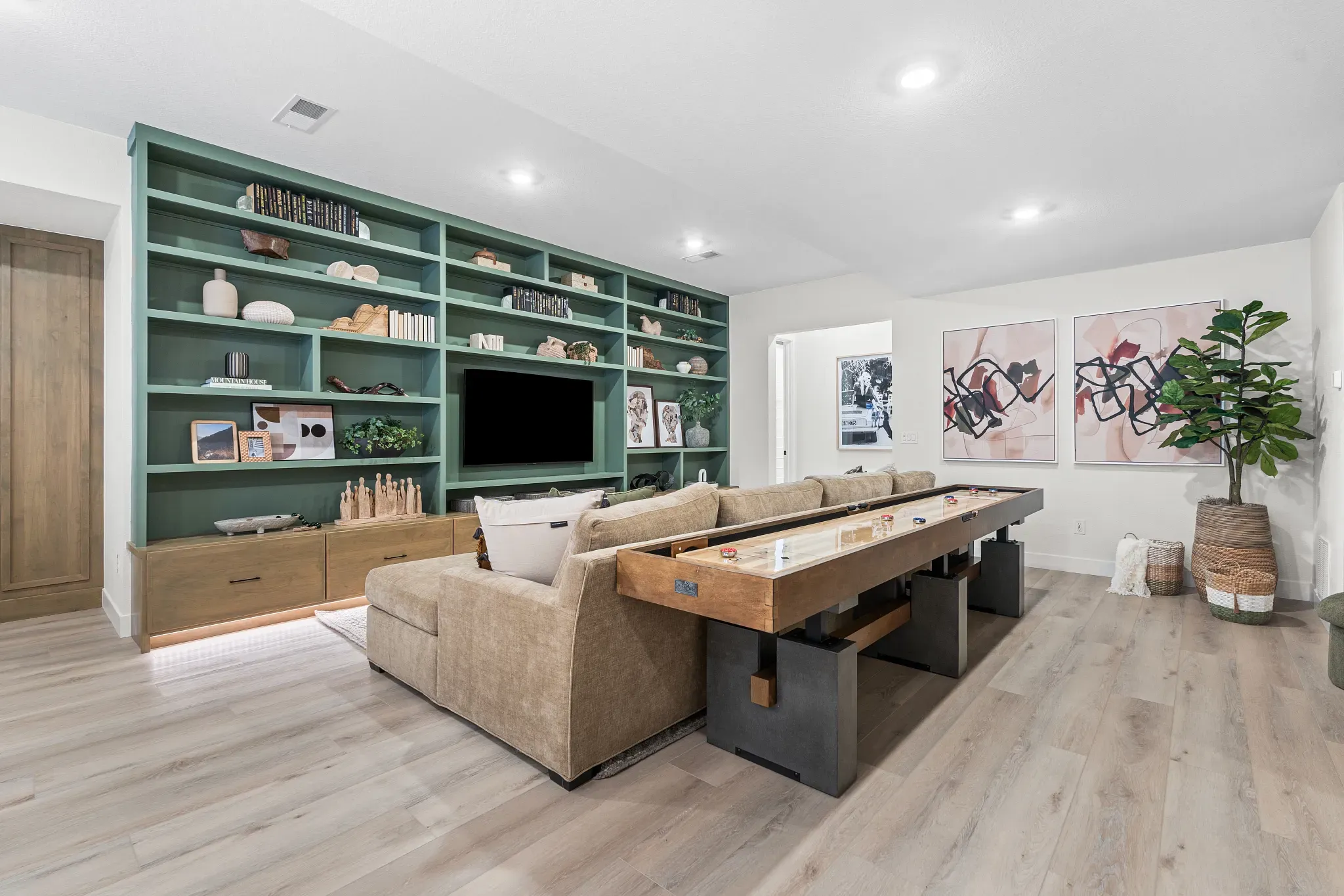 Madison Model Finished Basement
